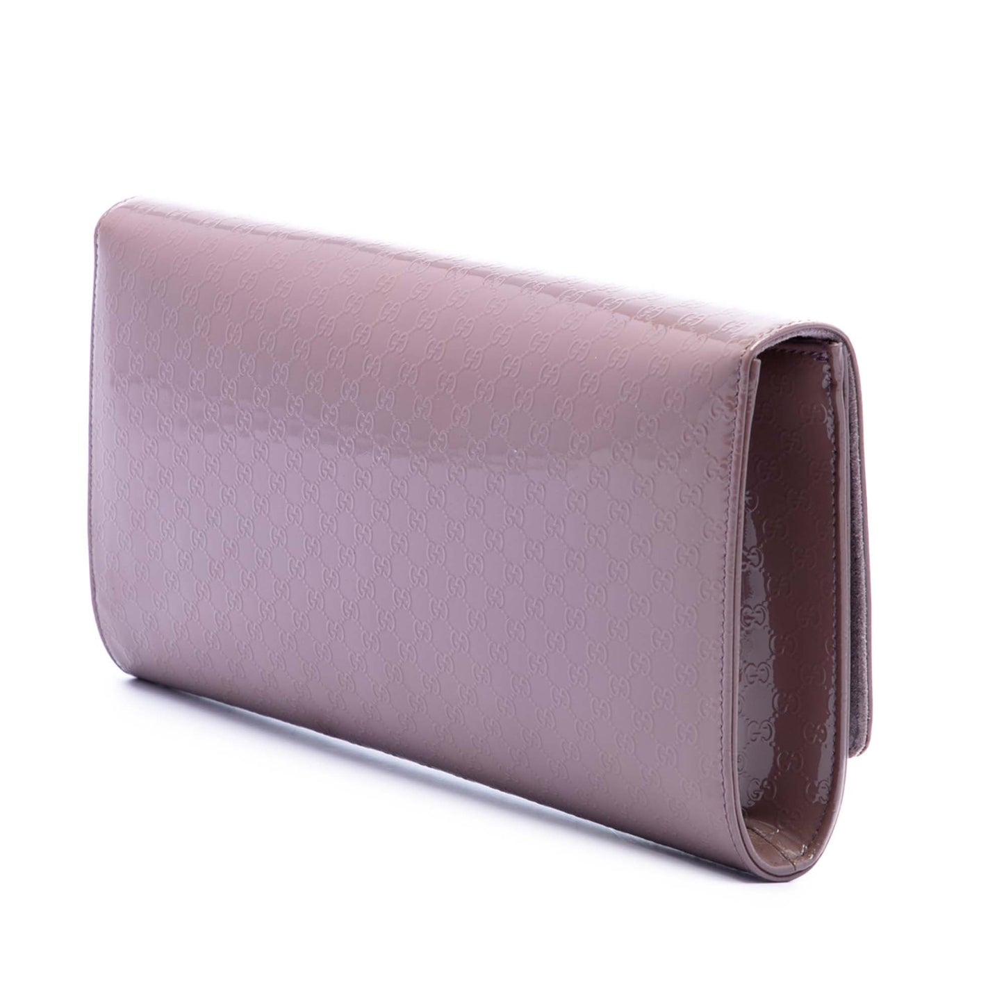 Gucci Microguccissima Patent Broadway Clutch