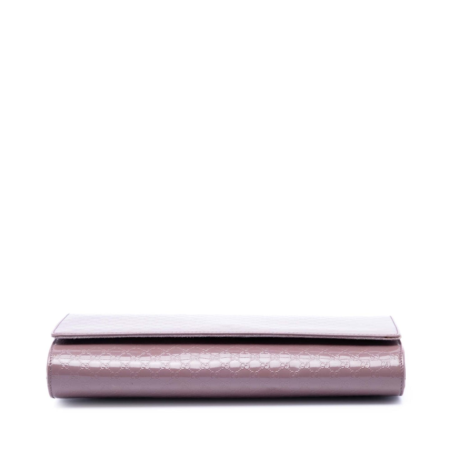 Gucci Microguccissima Patent Broadway Clutch