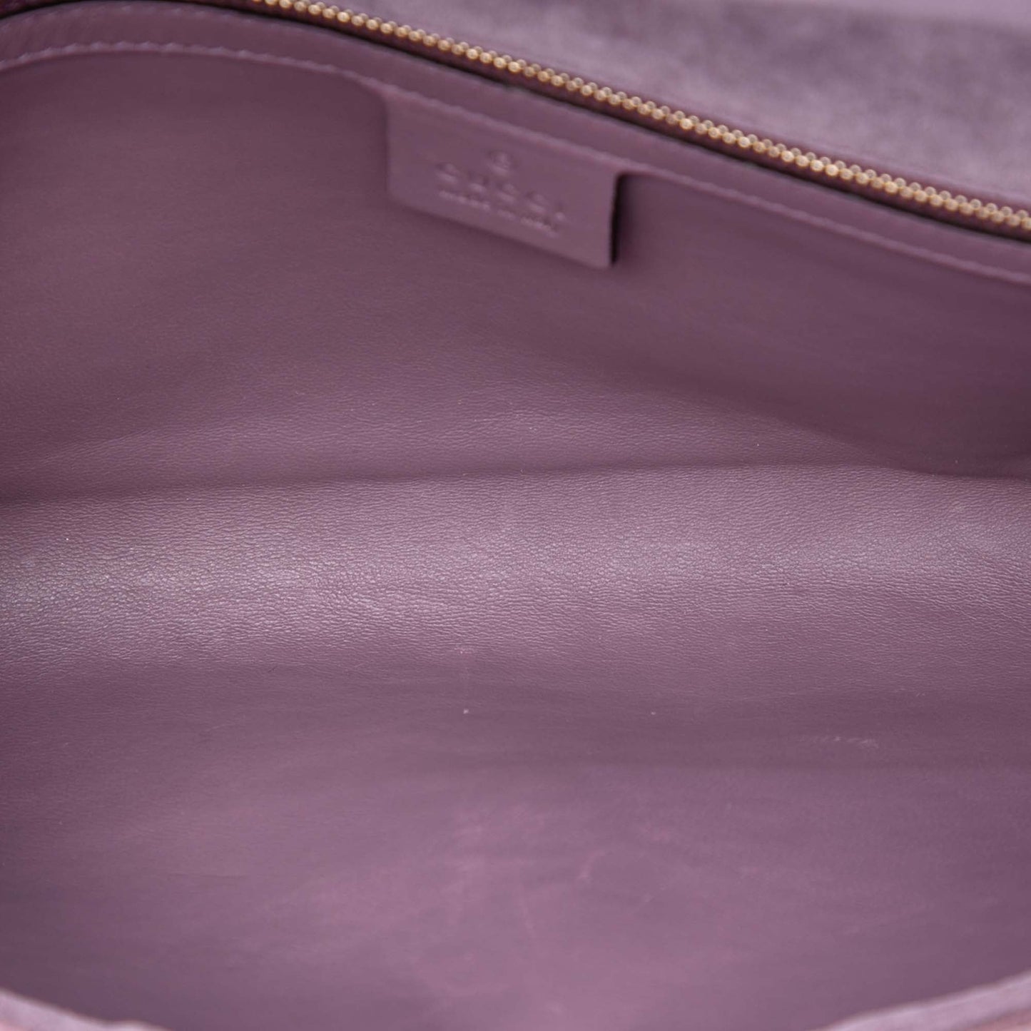 Gucci Microguccissima Patent Broadway Clutch