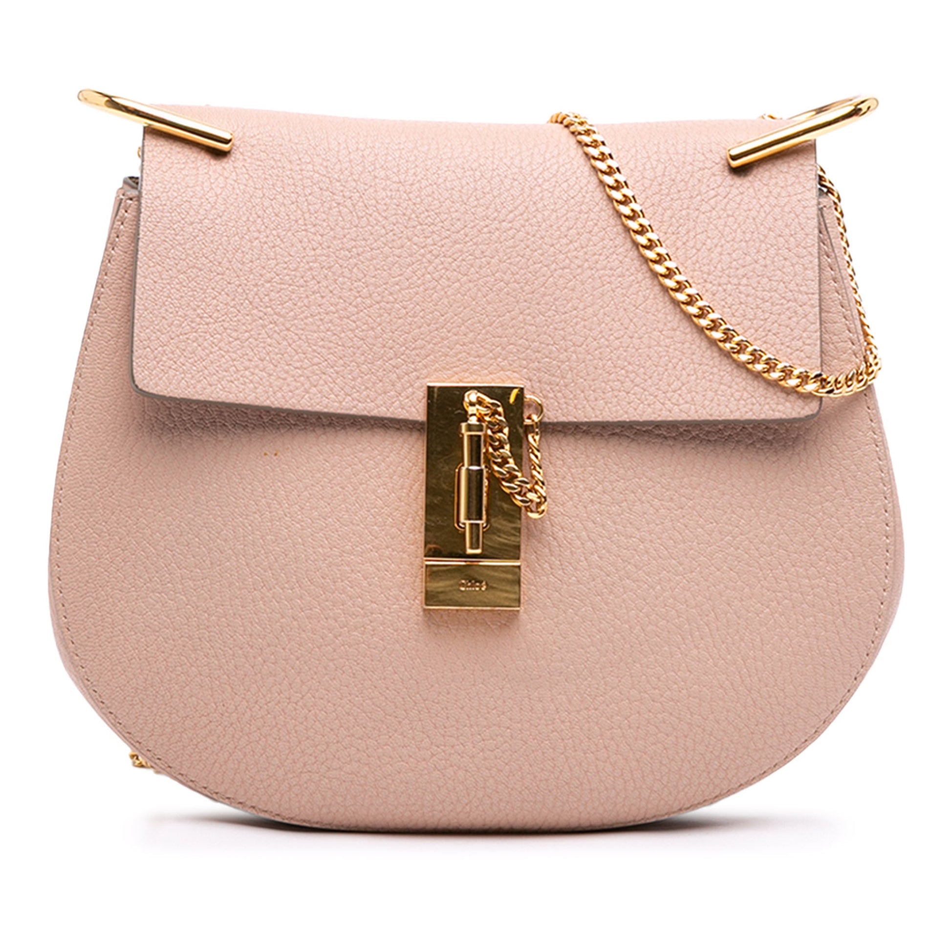 Chloé Small Grained Calfskin Drew Crossbody