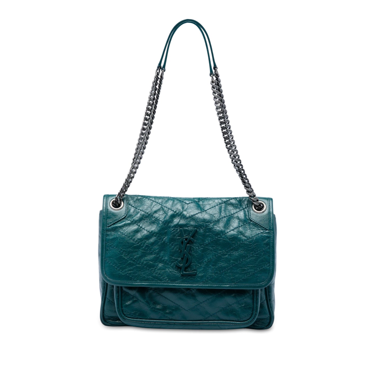 Saint Laurent Medium Crinkled Calfskin Niki