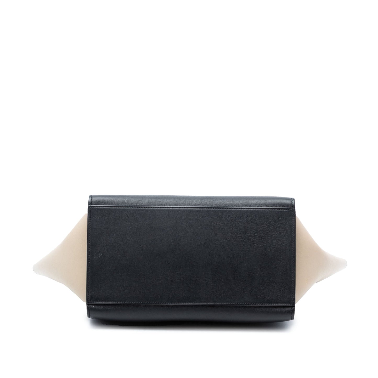 Celine Small Tricolor Leather Trapeze Satchel
