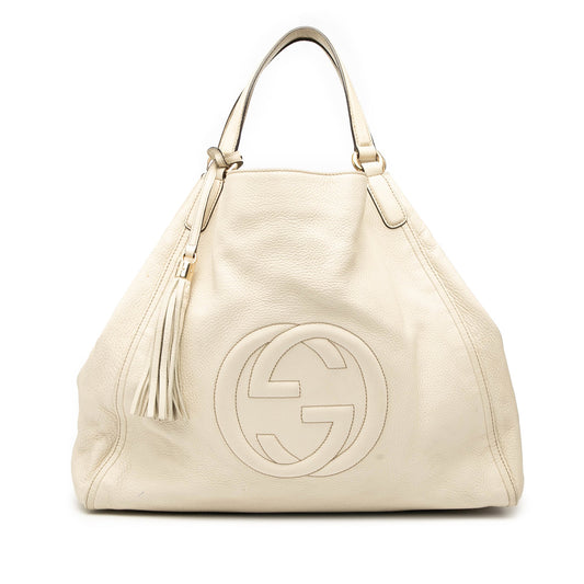 Gucci Large Leather Soho Cellarius Tote