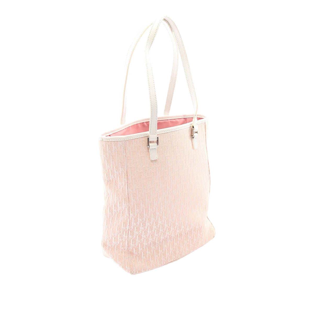 Dior Diorissimo Trotter Canvas Tote — Pink
