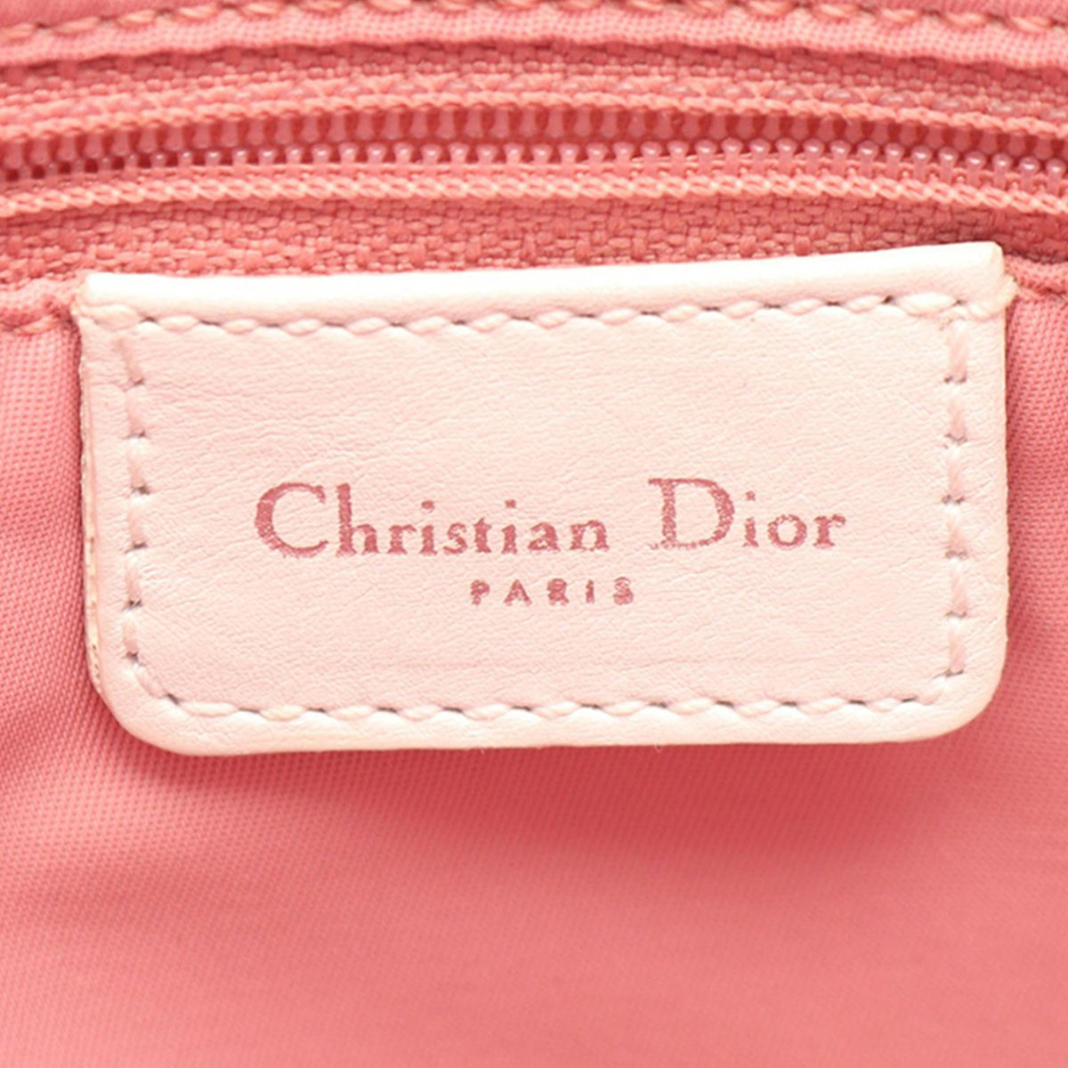 Dior Diorissimo Trotter Canvas Tote — Pink