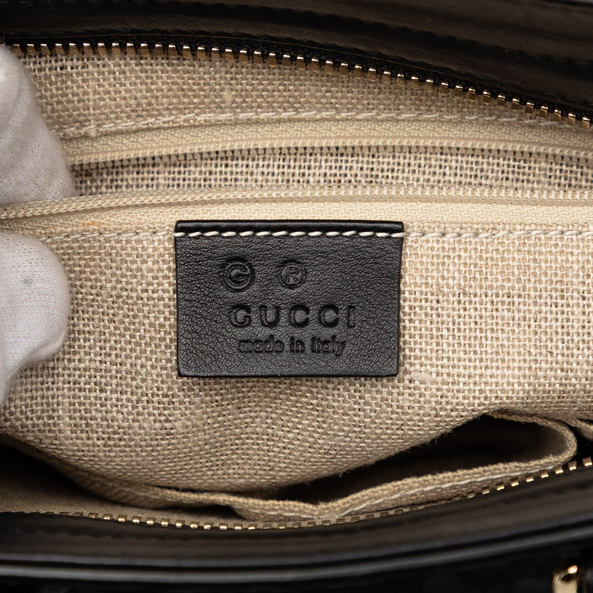 Small Microguccissima Bree Satchel