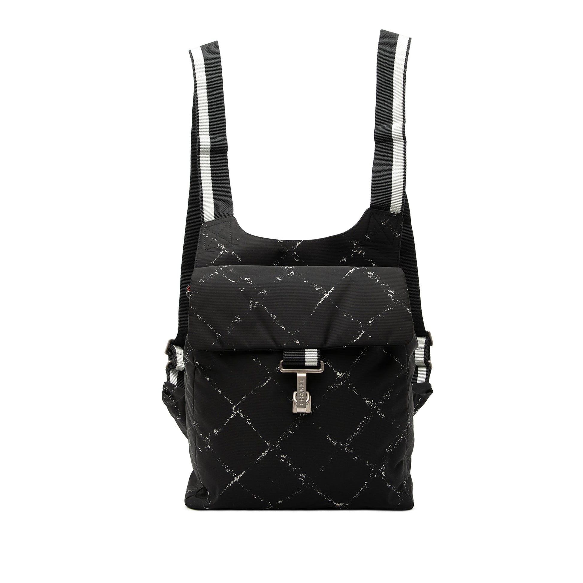 Chanel Old Travel Line Nylon Backpack