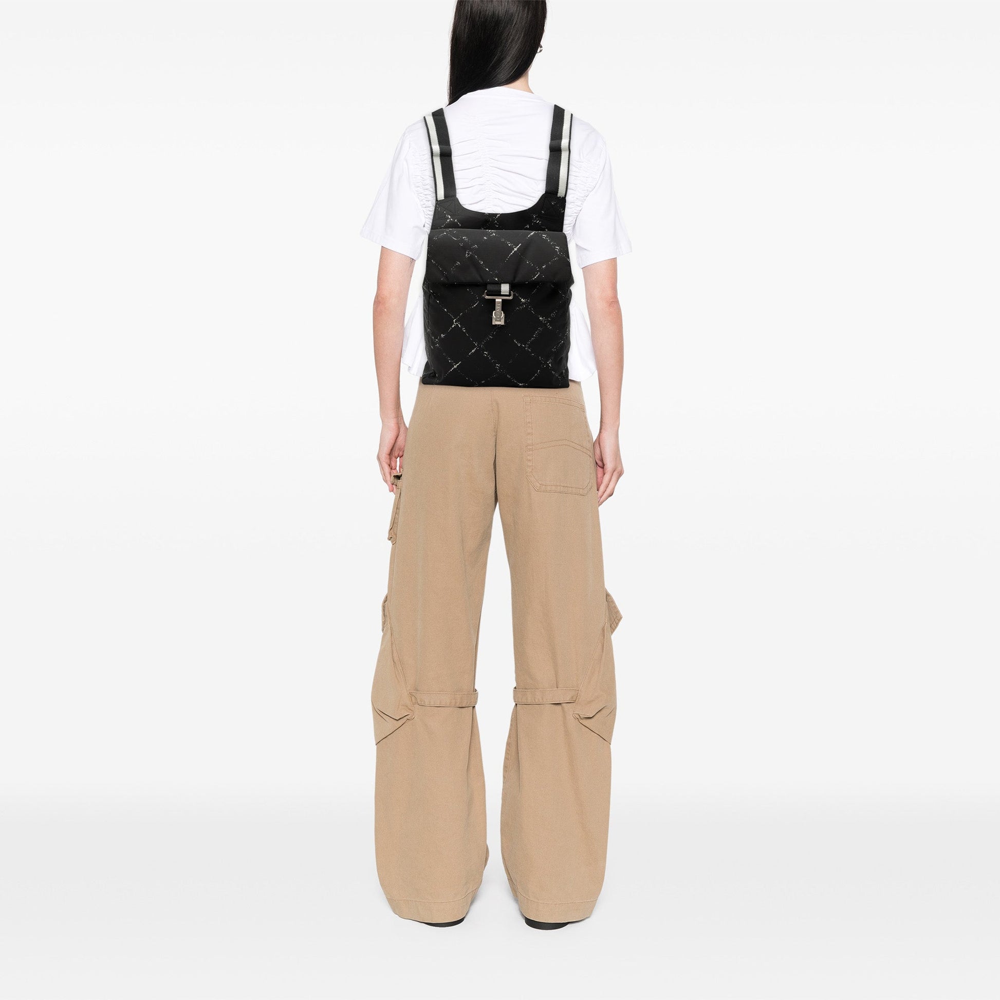 Chanel Old Travel Line Nylon Backpack