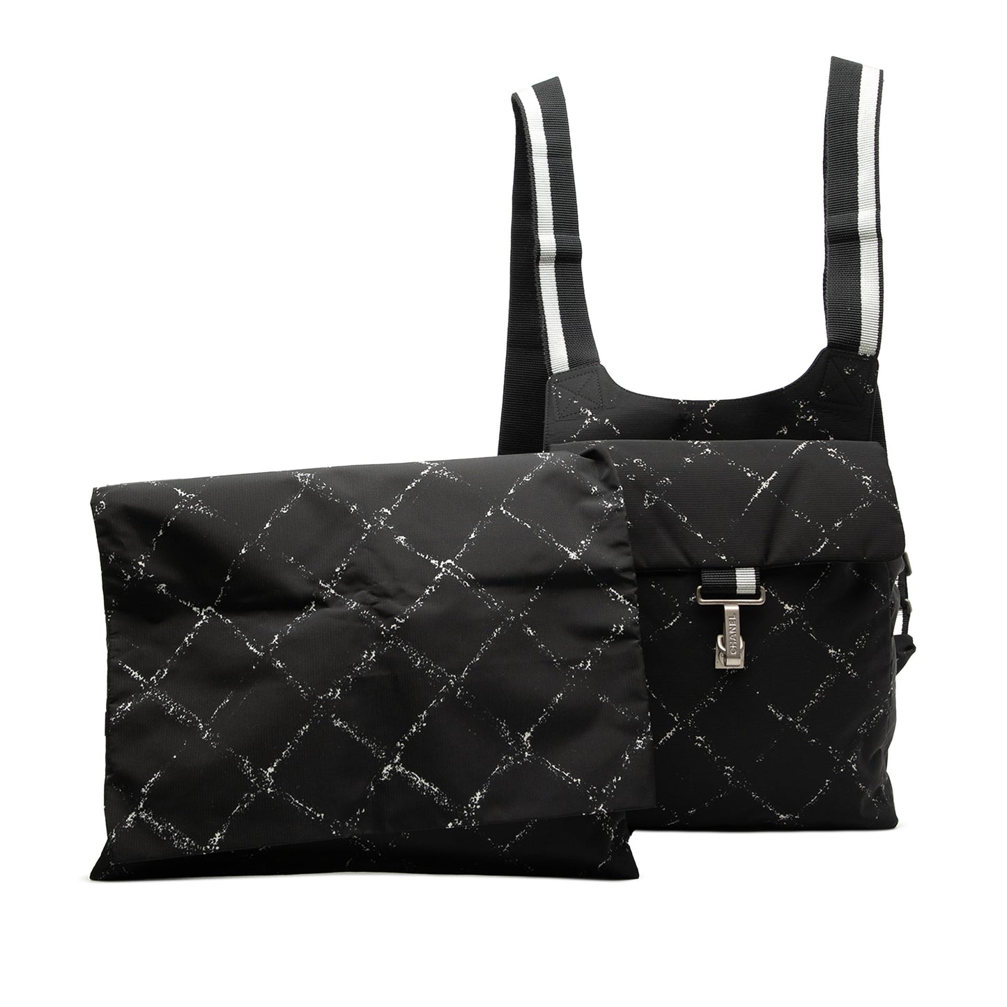 Chanel Old Travel Line Nylon Backpack