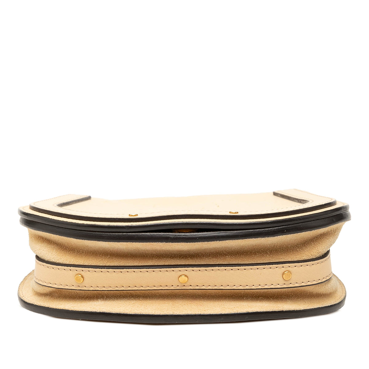 Chloé Small Leather Nile Bracelet Satchel — Yellow