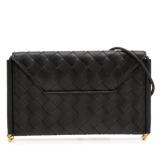 Bottega Veneta Calfskin Intrecciato Solstice Phone Pouch