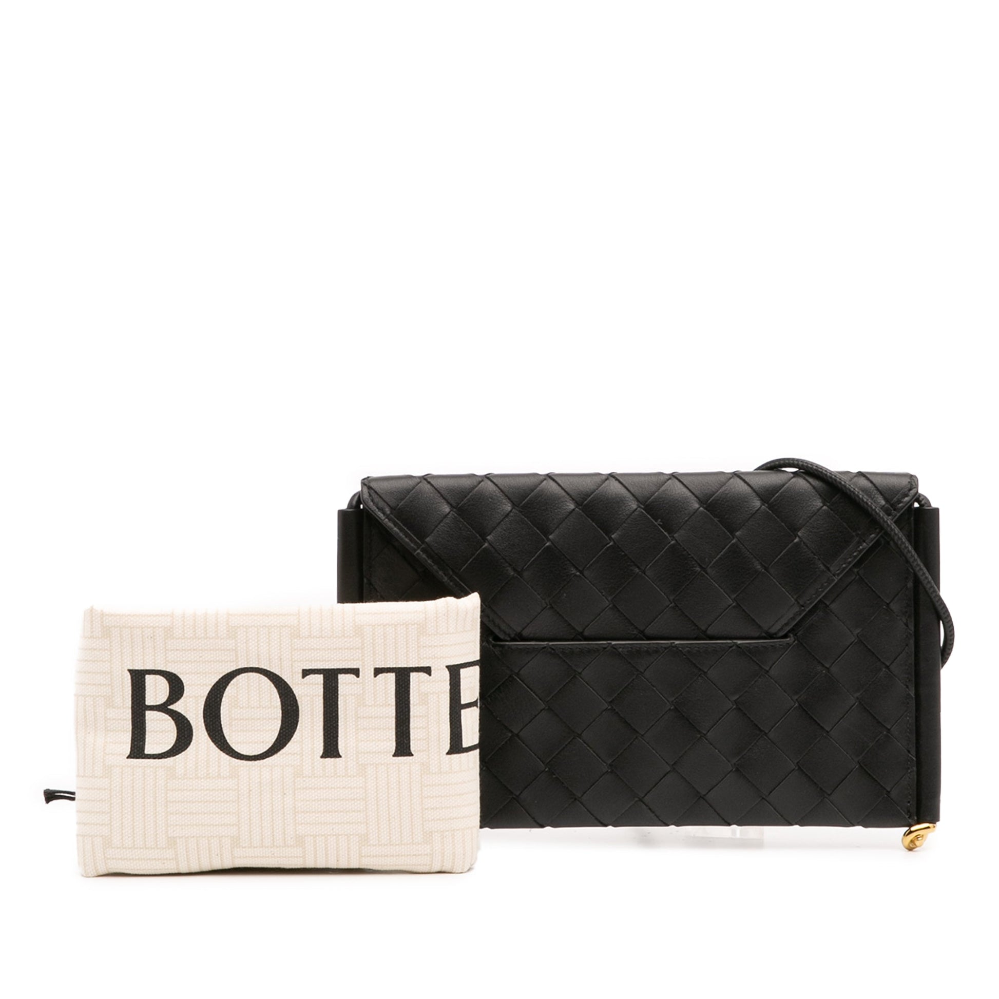 Bottega Veneta Calfskin Intrecciato Solstice Phone Pouch