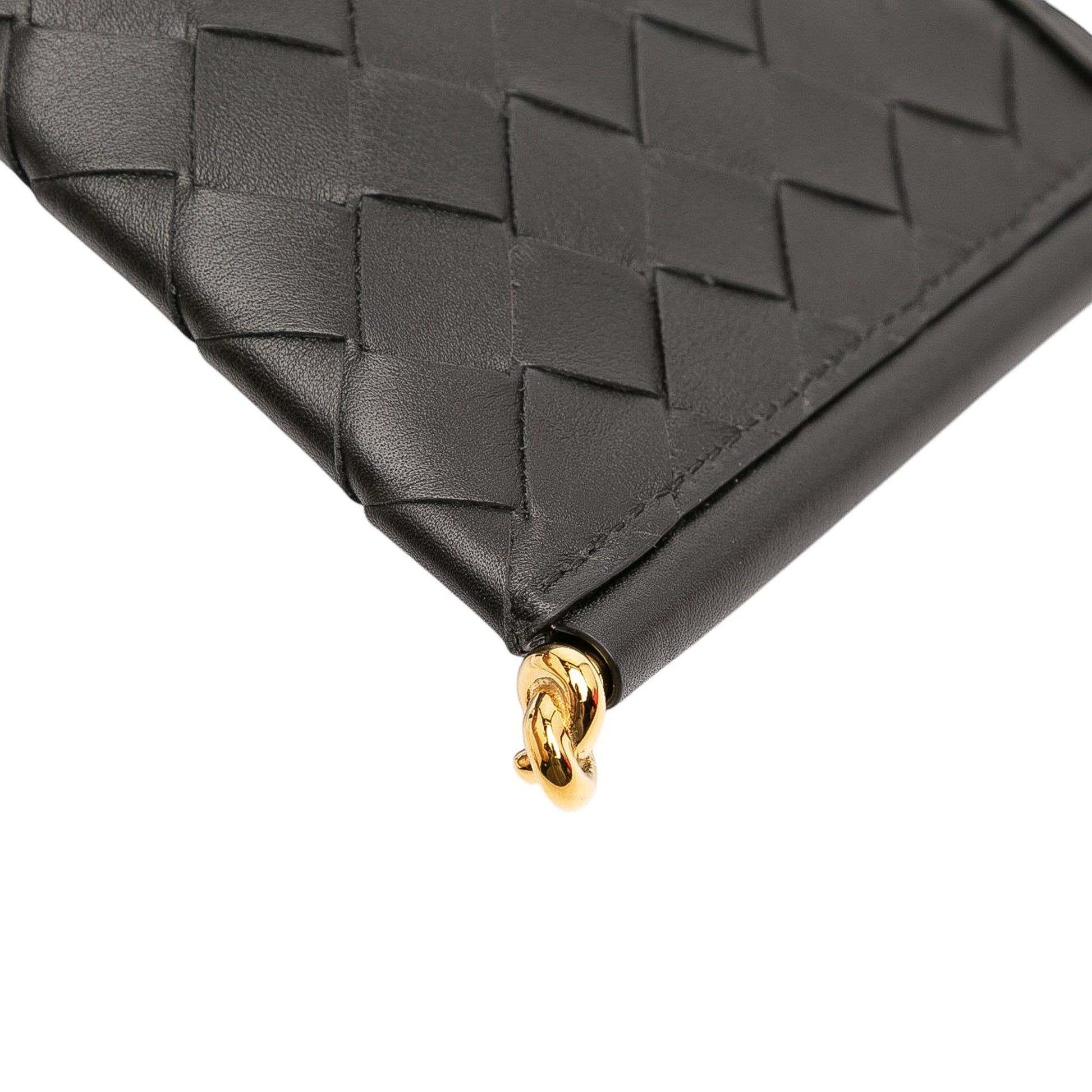 Bottega Veneta Calfskin Intrecciato Solstice Phone Pouch