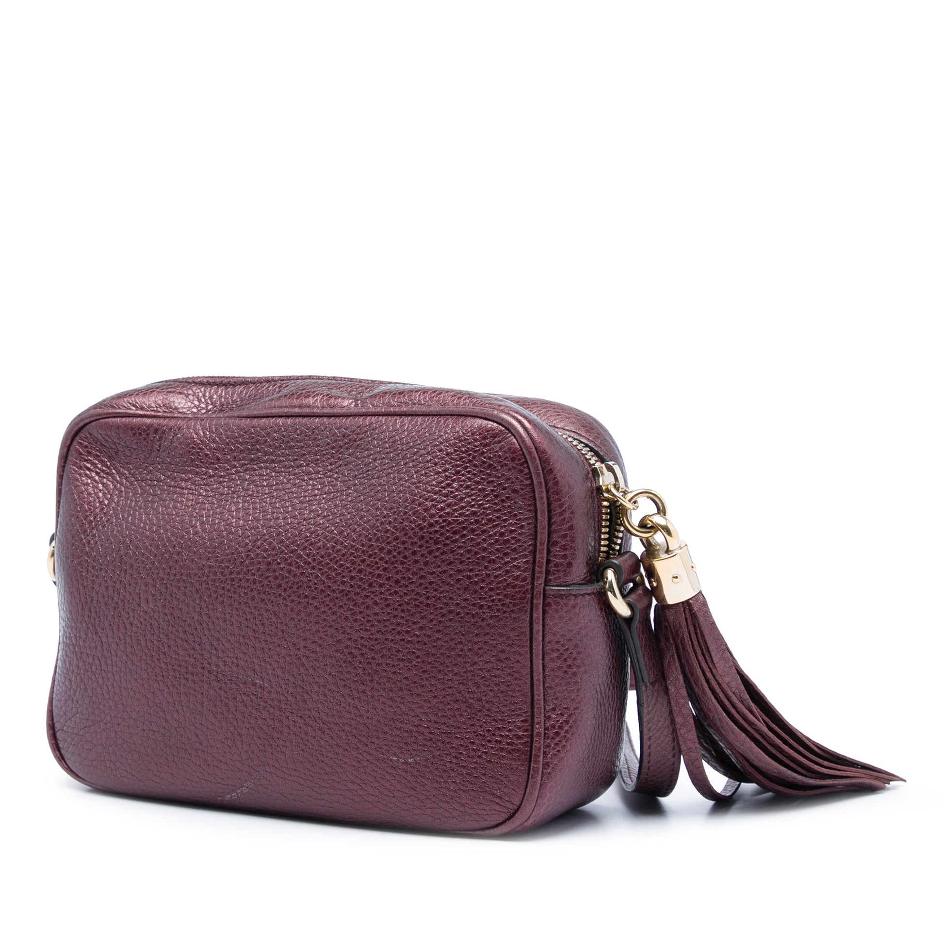 Gucci Metallic Calfskin Soho Disco Crossbody