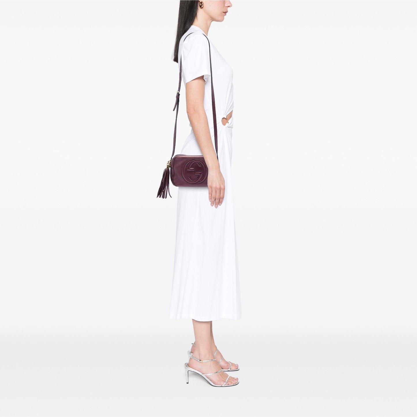 Gucci Metallic Calfskin Soho Disco Crossbody