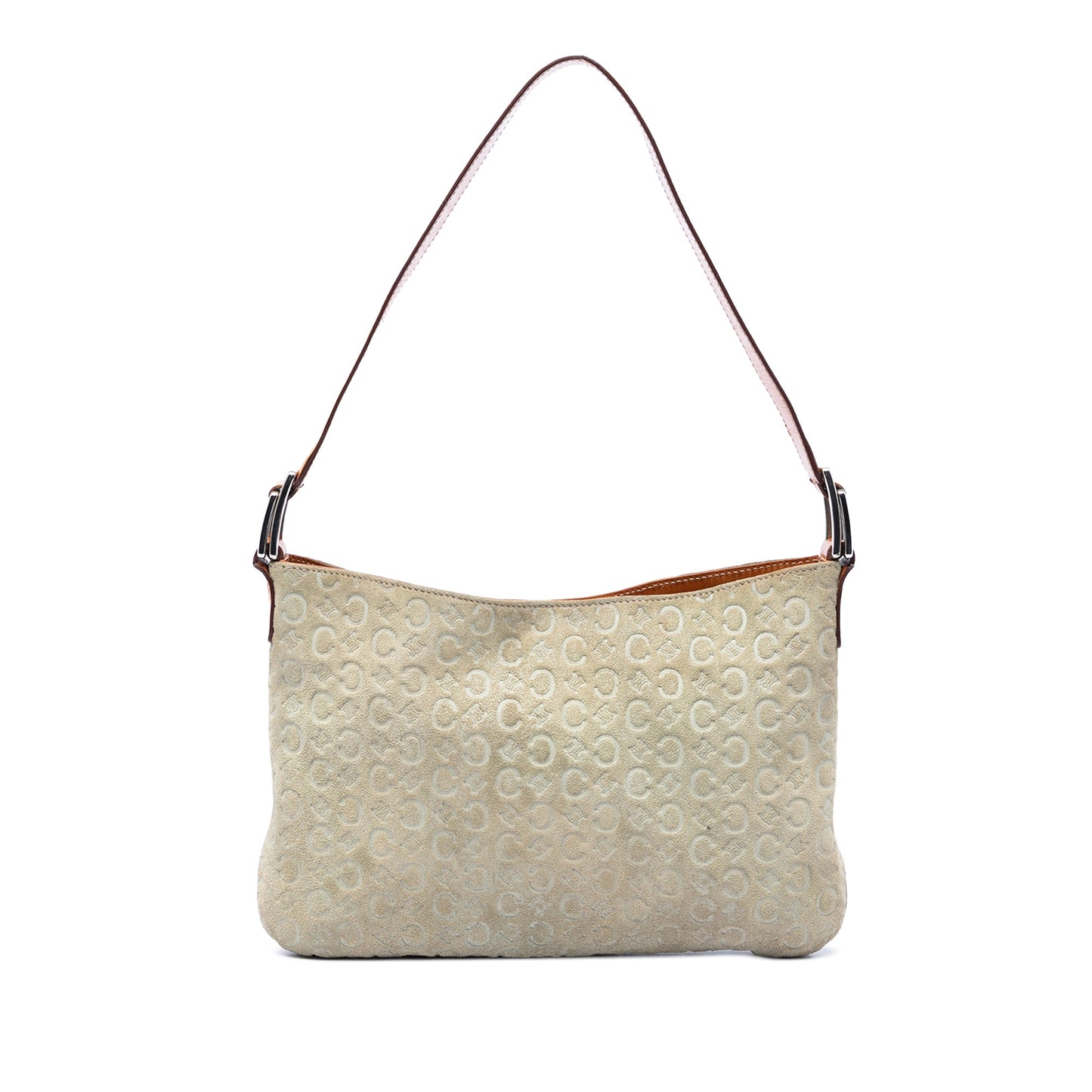 Celine C Macadam Suede Shoulder Bag