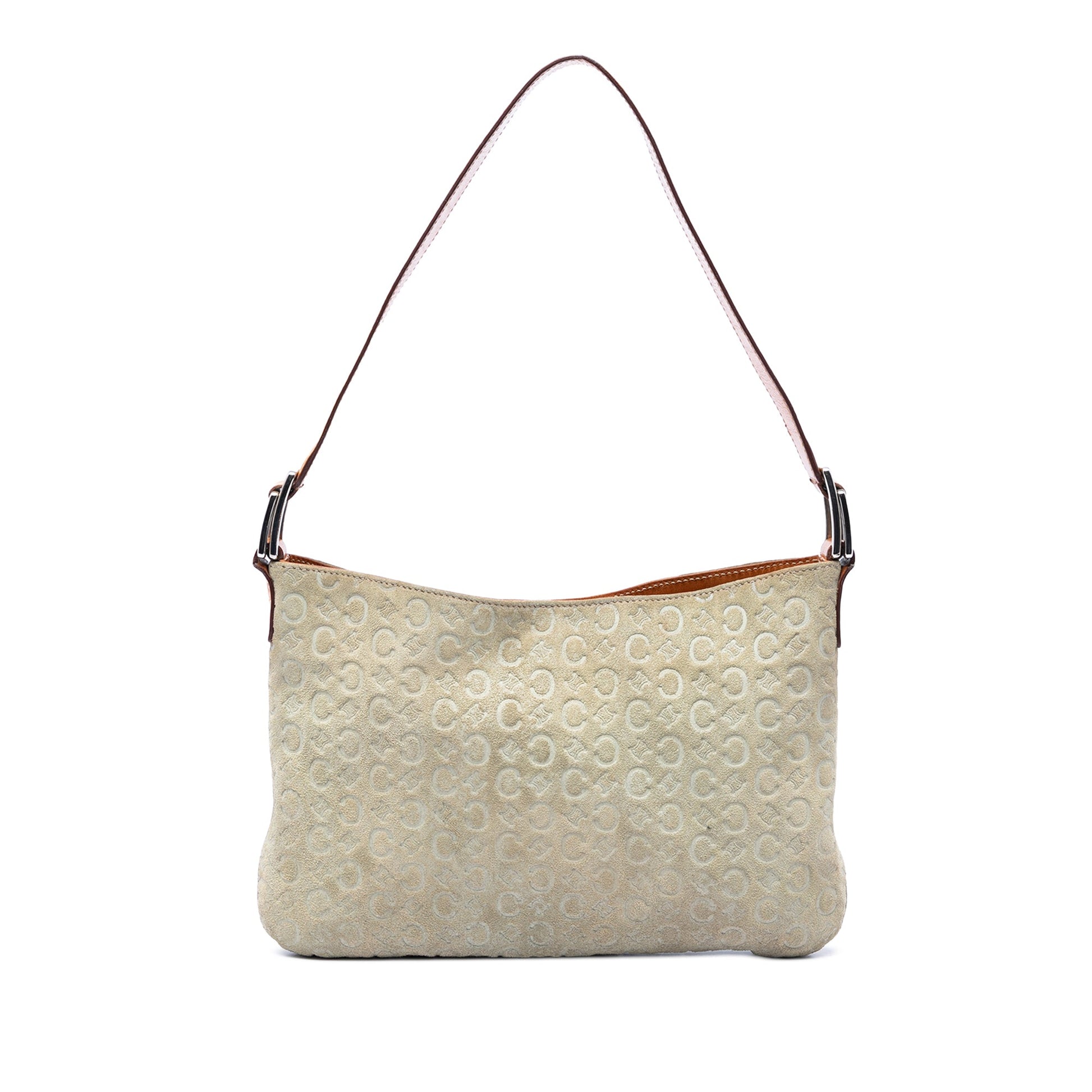 Celine C Macadam Suede Shoulder Bag