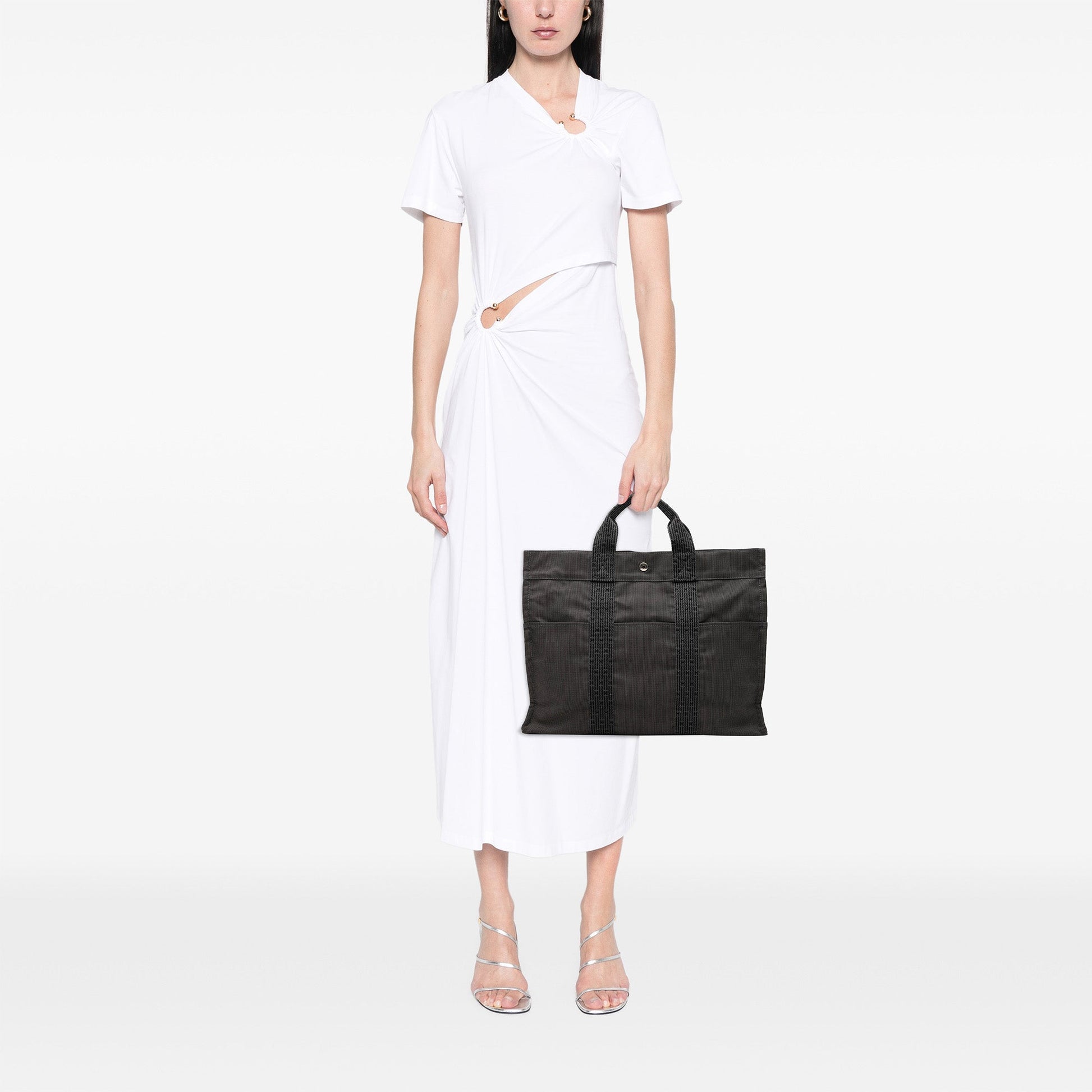 Hermès Canvas Herline MM