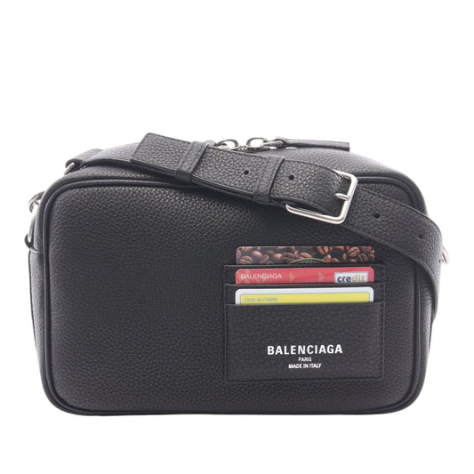 Balenciaga Leather Credit Camera Bag