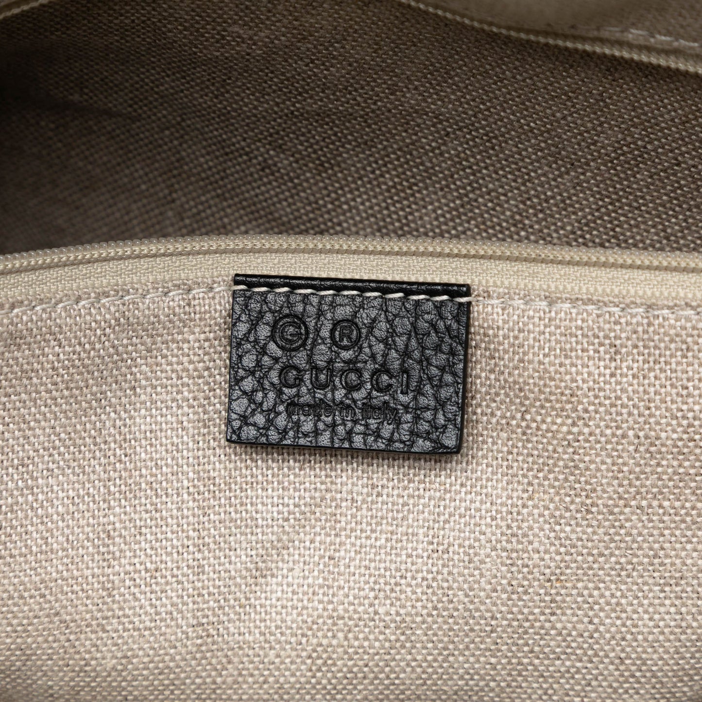 Gucci Medium Leather GG Charm Dome Satchel