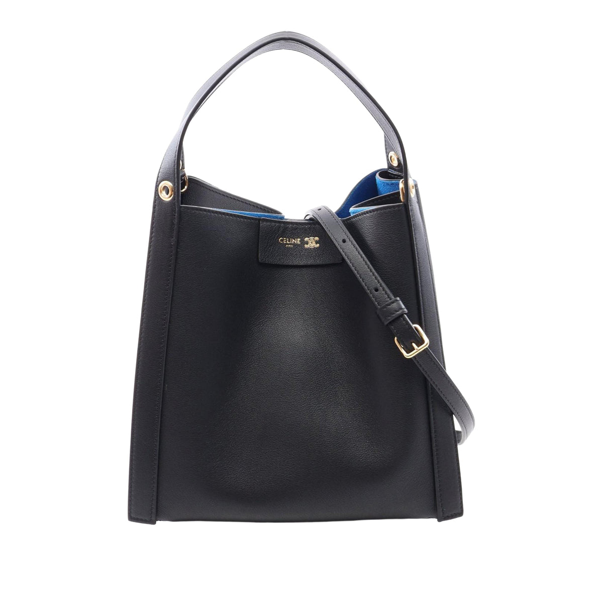 Celine Small Leather Cube Bag