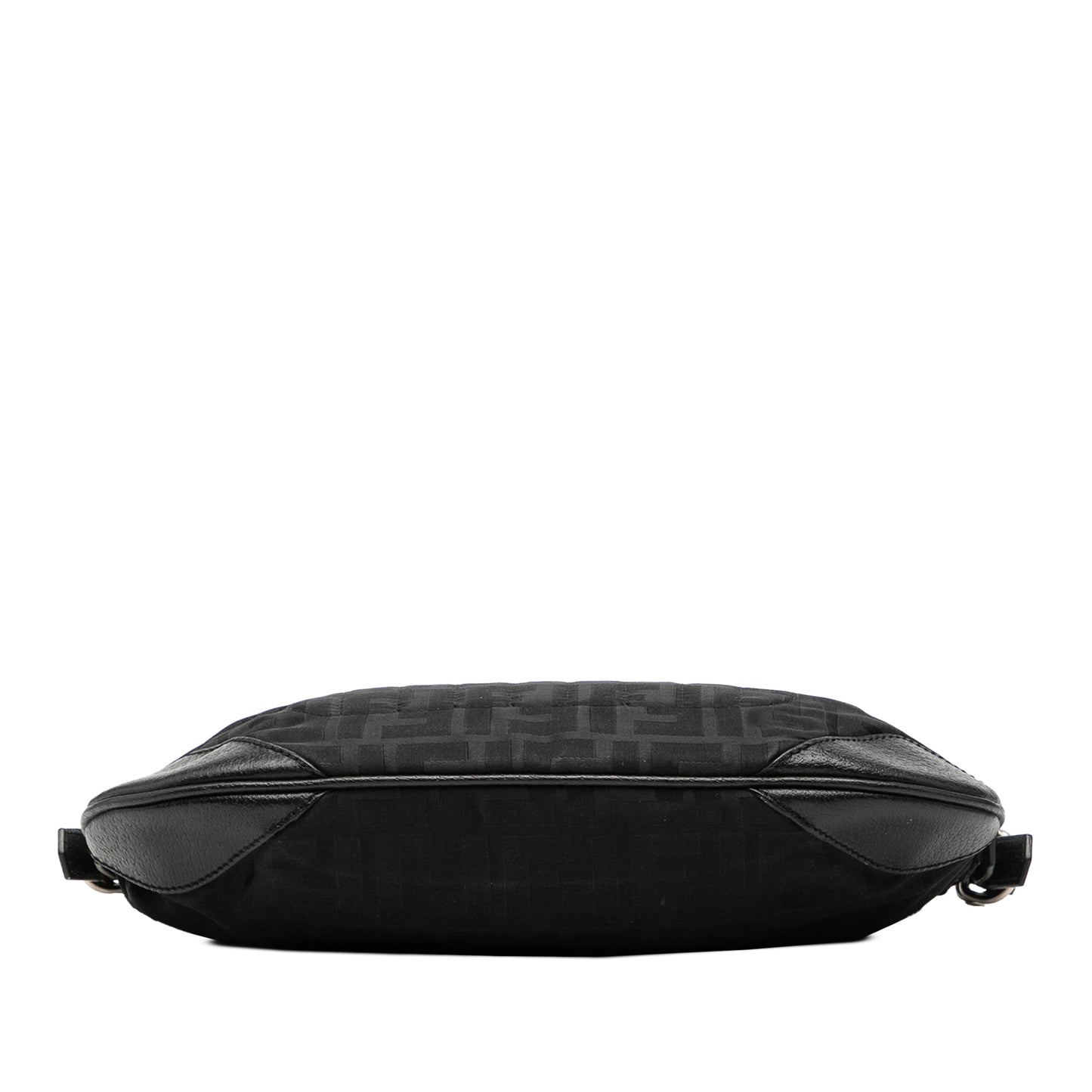Fendi Zucca Nylon Zip Code Shoulder Bag