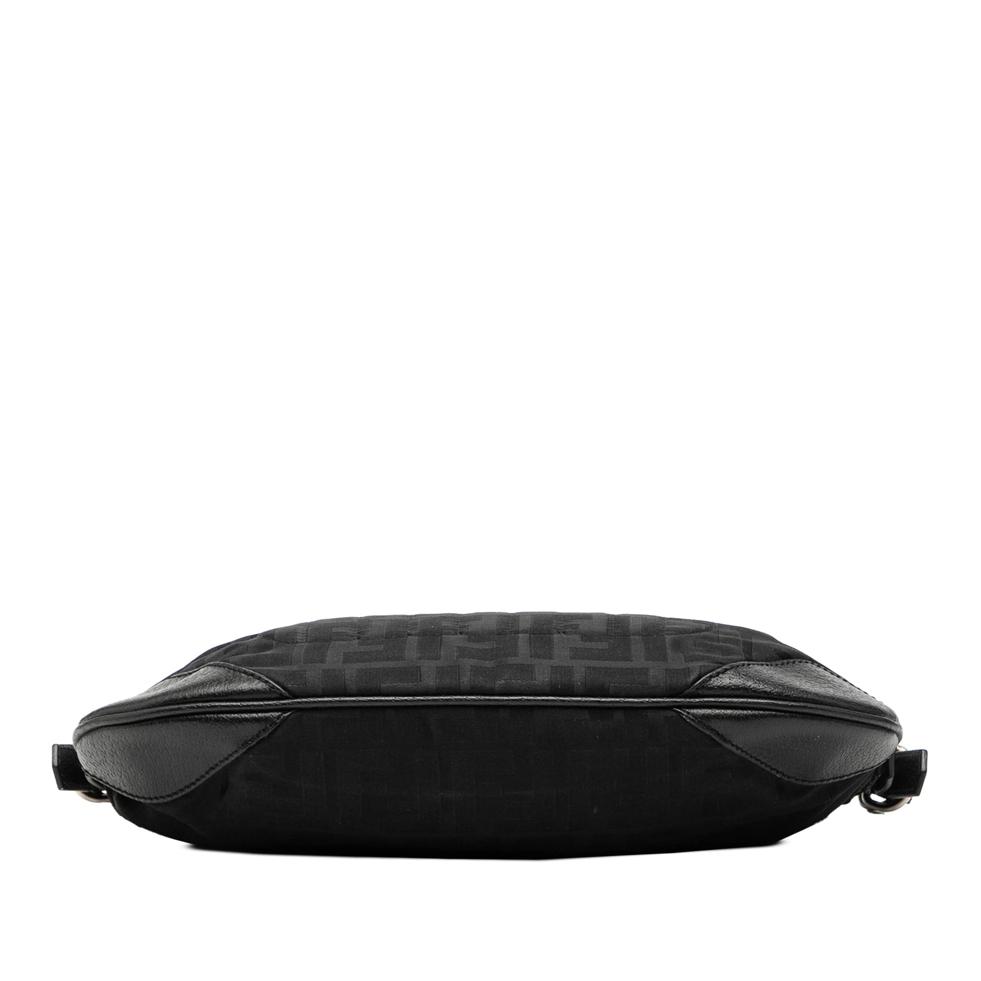 Fendi Zucca Nylon Zip Code Shoulder Bag
