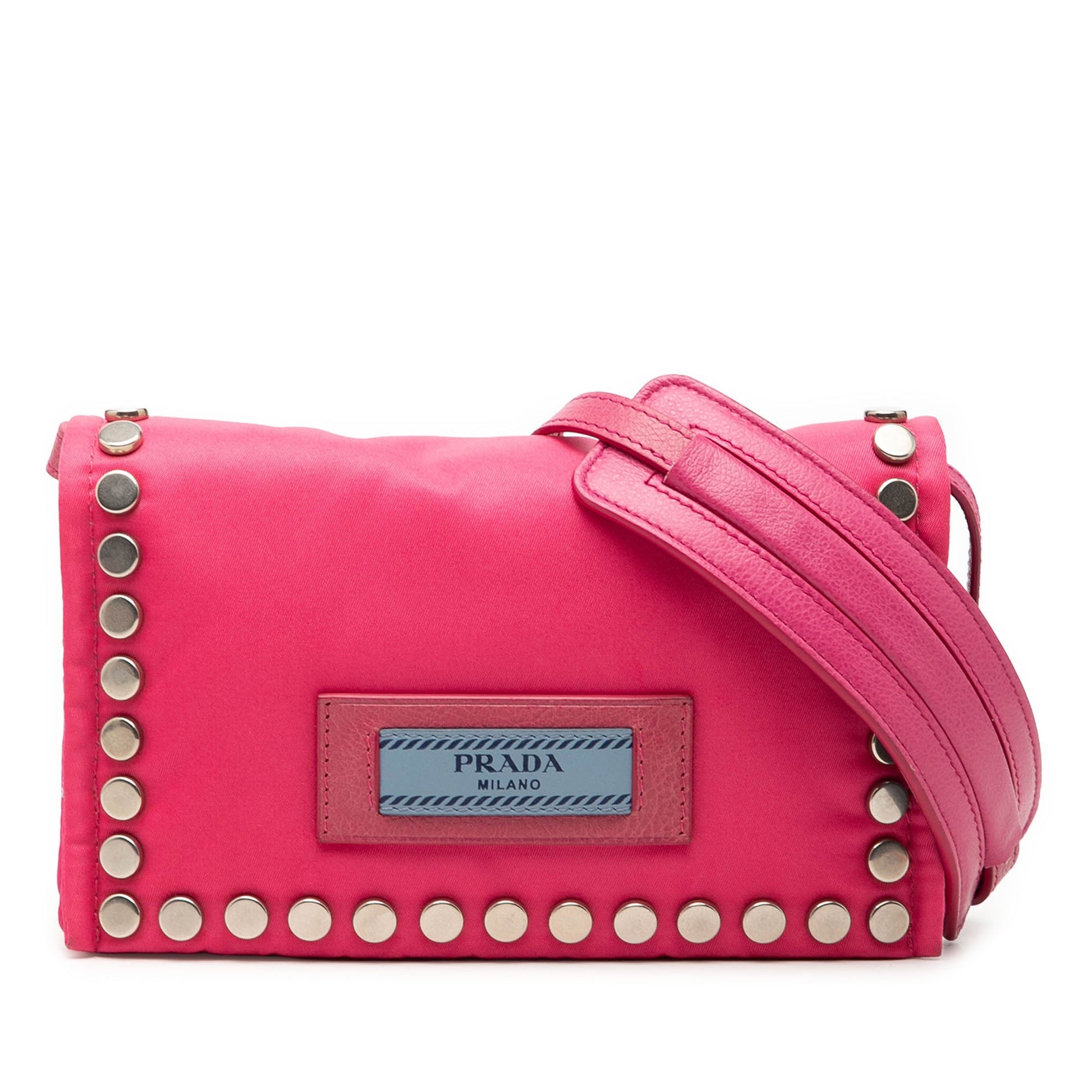Prada Tessuto Etiquette Crossbody