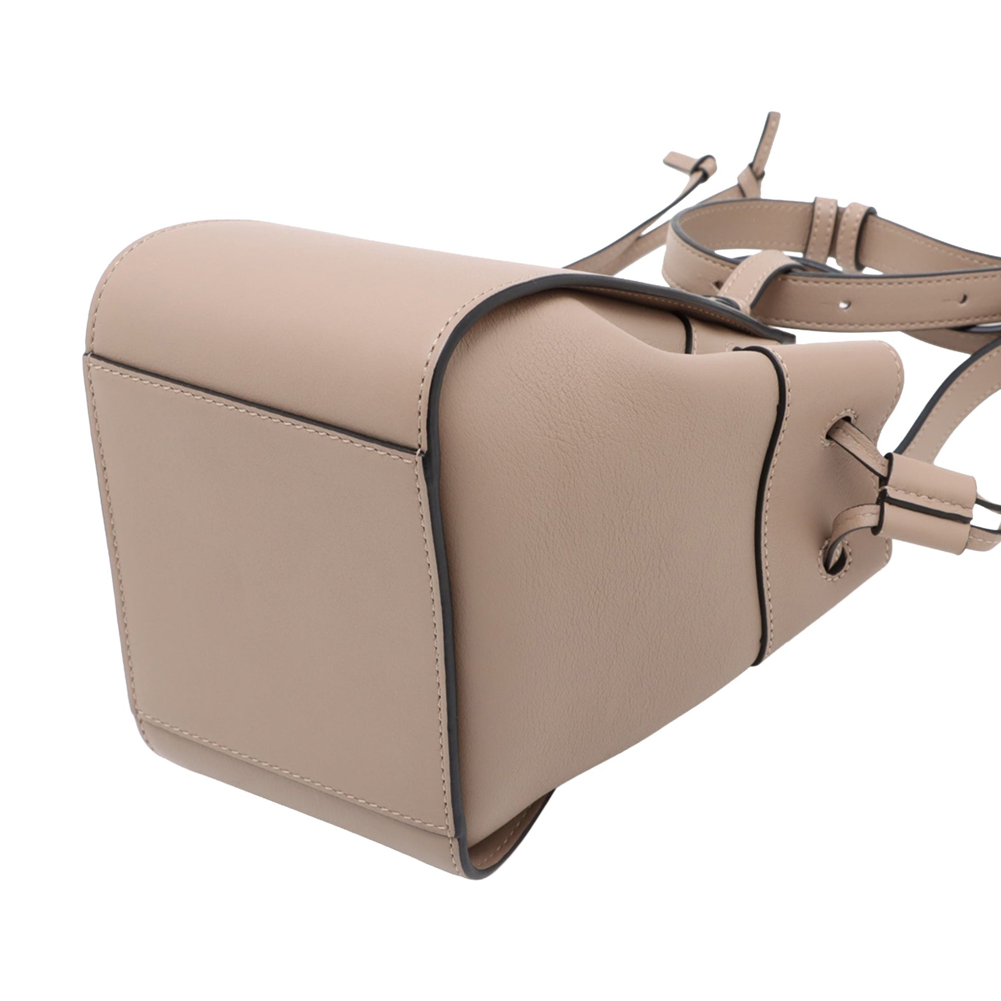 LOEWE Mini Grained Calfskin Drawstring Hammock Bag