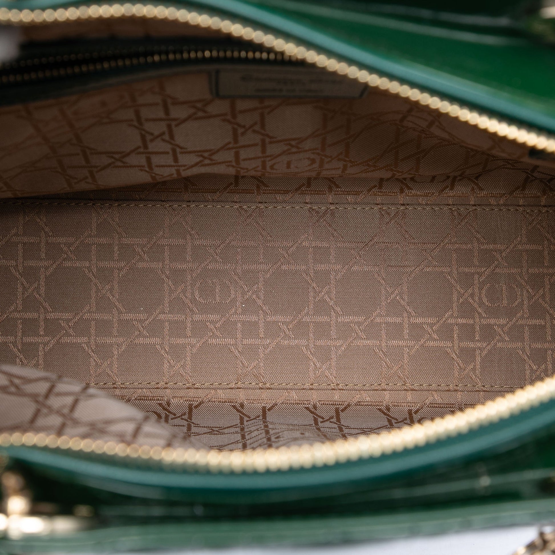 Dior Large Patent Cannage Lady Dior