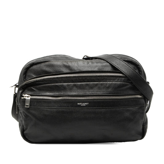 Saint Laurent Lambskin Sid Messenger Bag