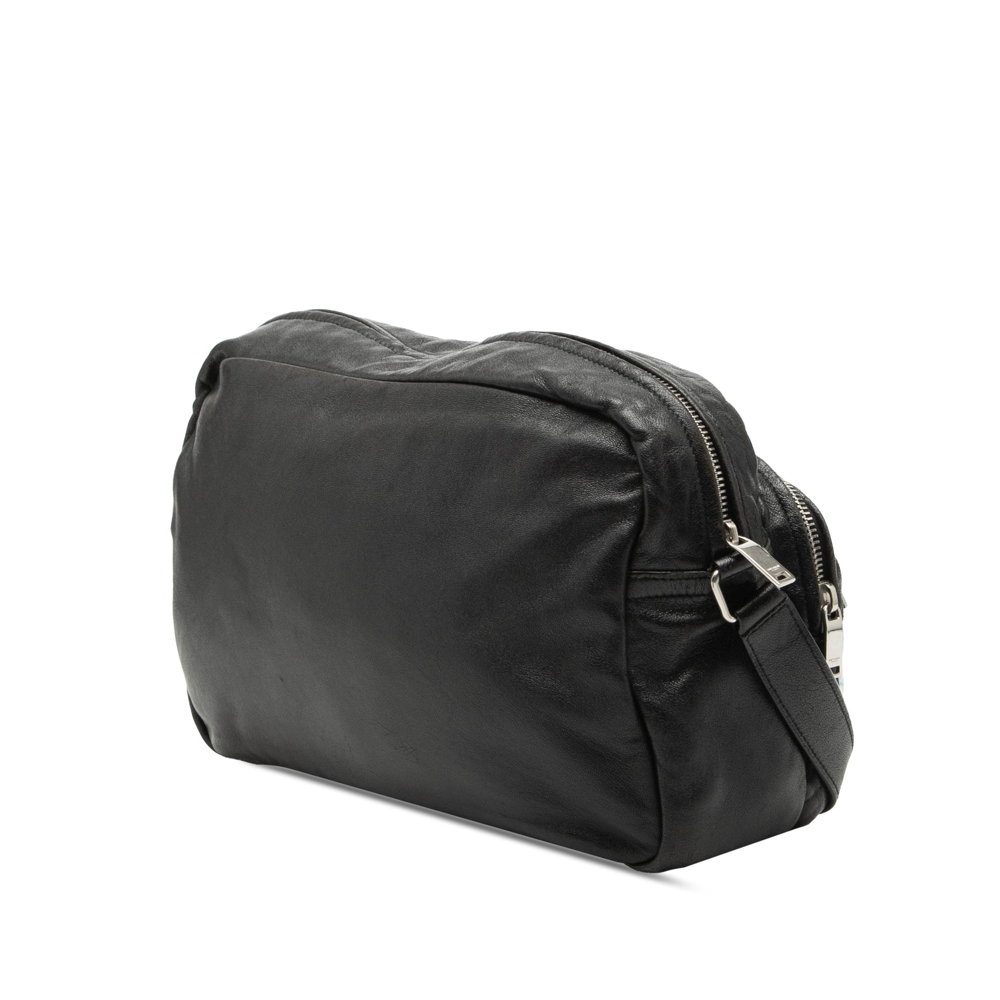 Saint Laurent Lambskin Sid Messenger Bag