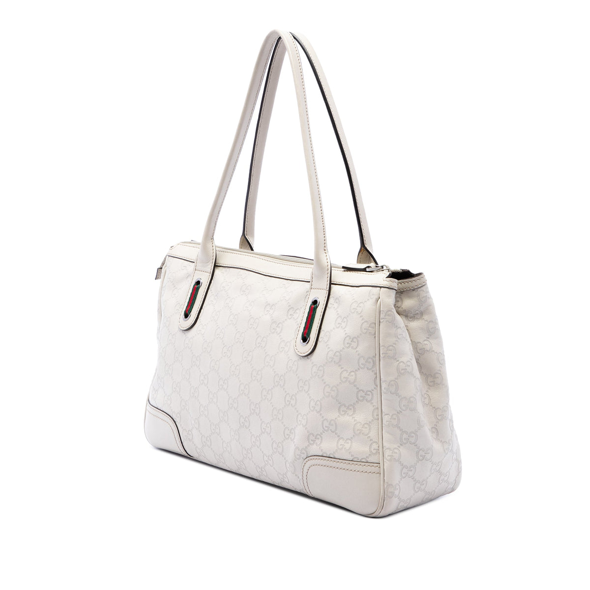 Gucci Guccissima Princy Tote — White