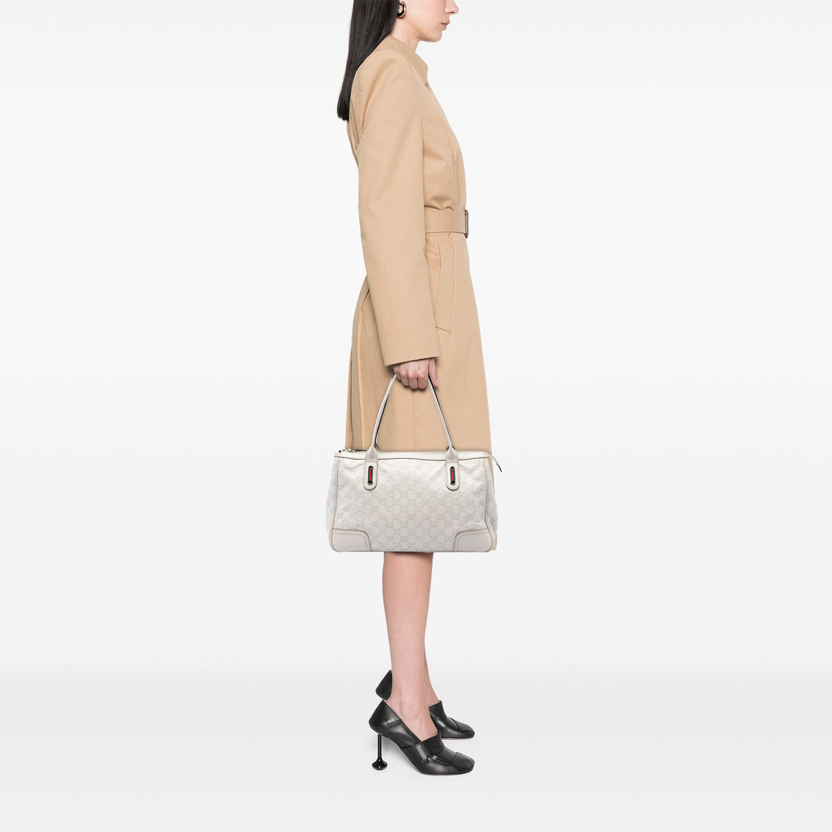Gucci Guccissima Princy Tote — White