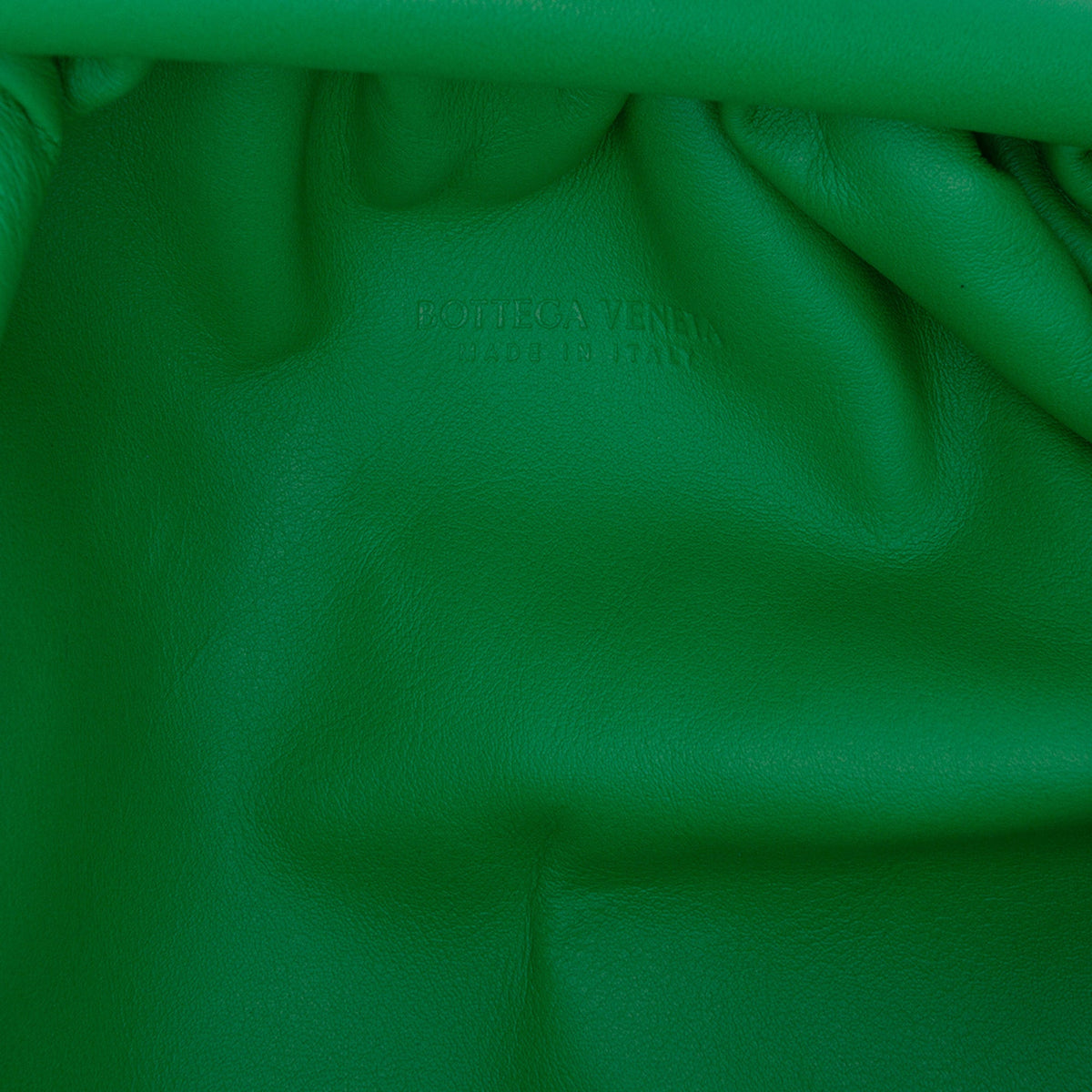 Bottega Veneta Lambskin The Mini Pouch Crossbody — Green