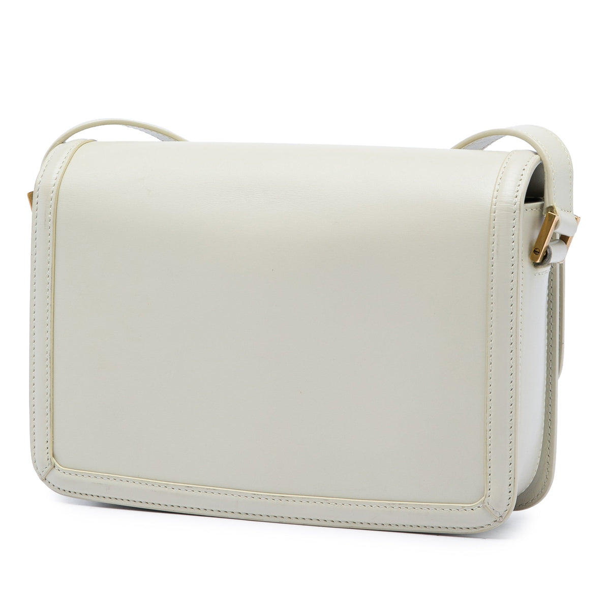 Saint Laurent Medium Smooth Calfskin Solferino Satchel In Box