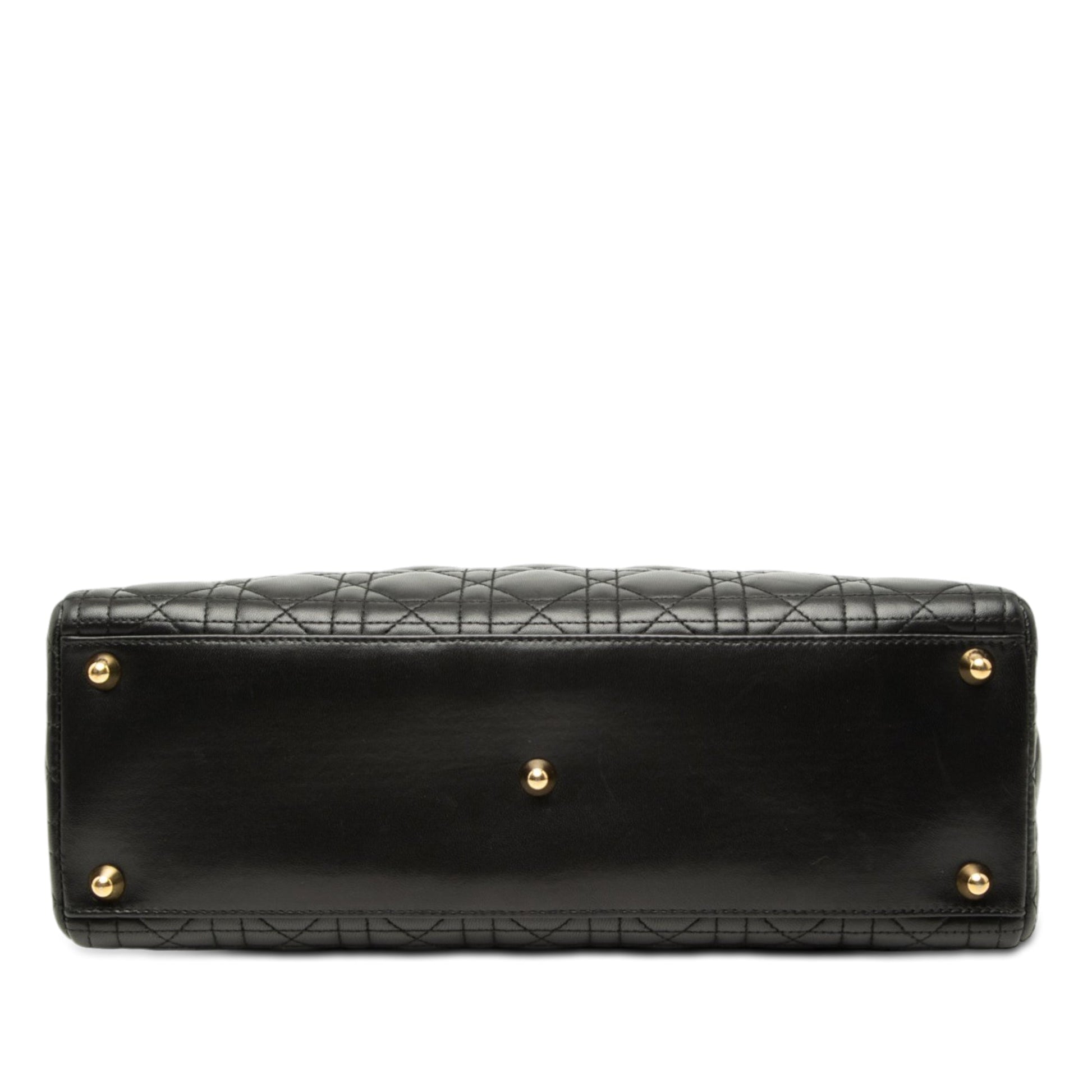Dior Large Lambskin Cannage Lady Dior