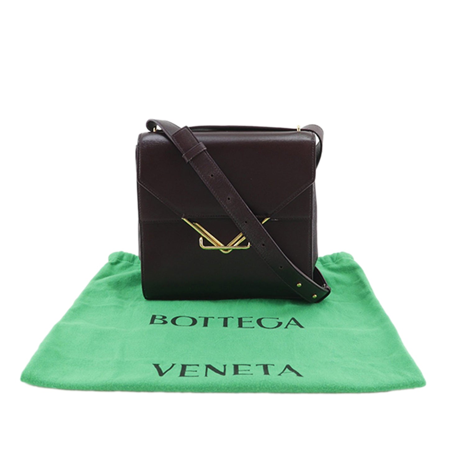 Bottega Veneta Leather The Clip Crossbody