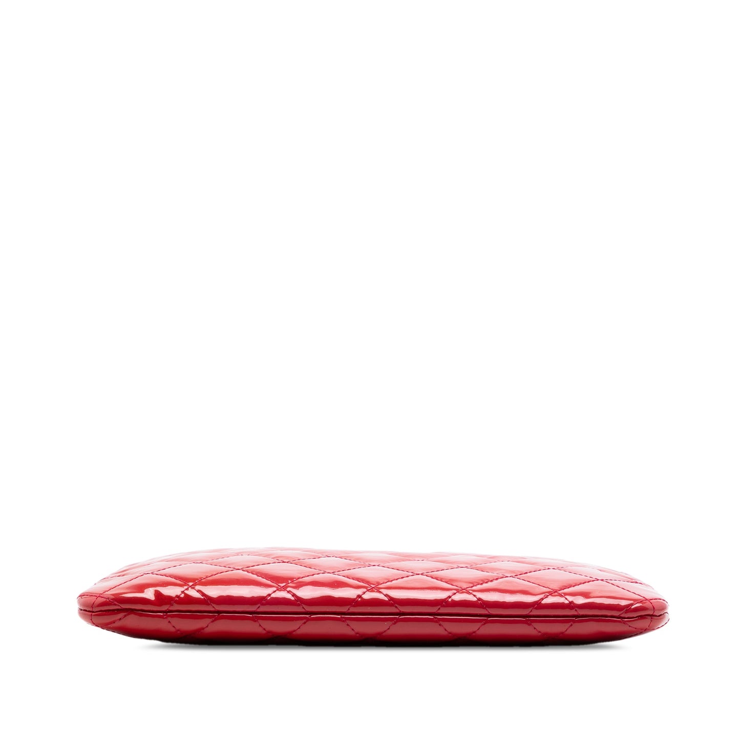 Chanel Small Quilted Patent Valentine Hearts O Case Clutch