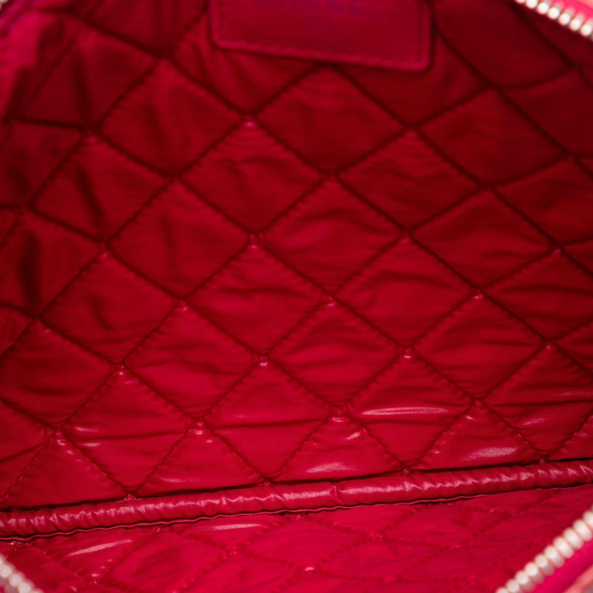 Chanel Small Quilted Patent Valentine Hearts O Case Clutch