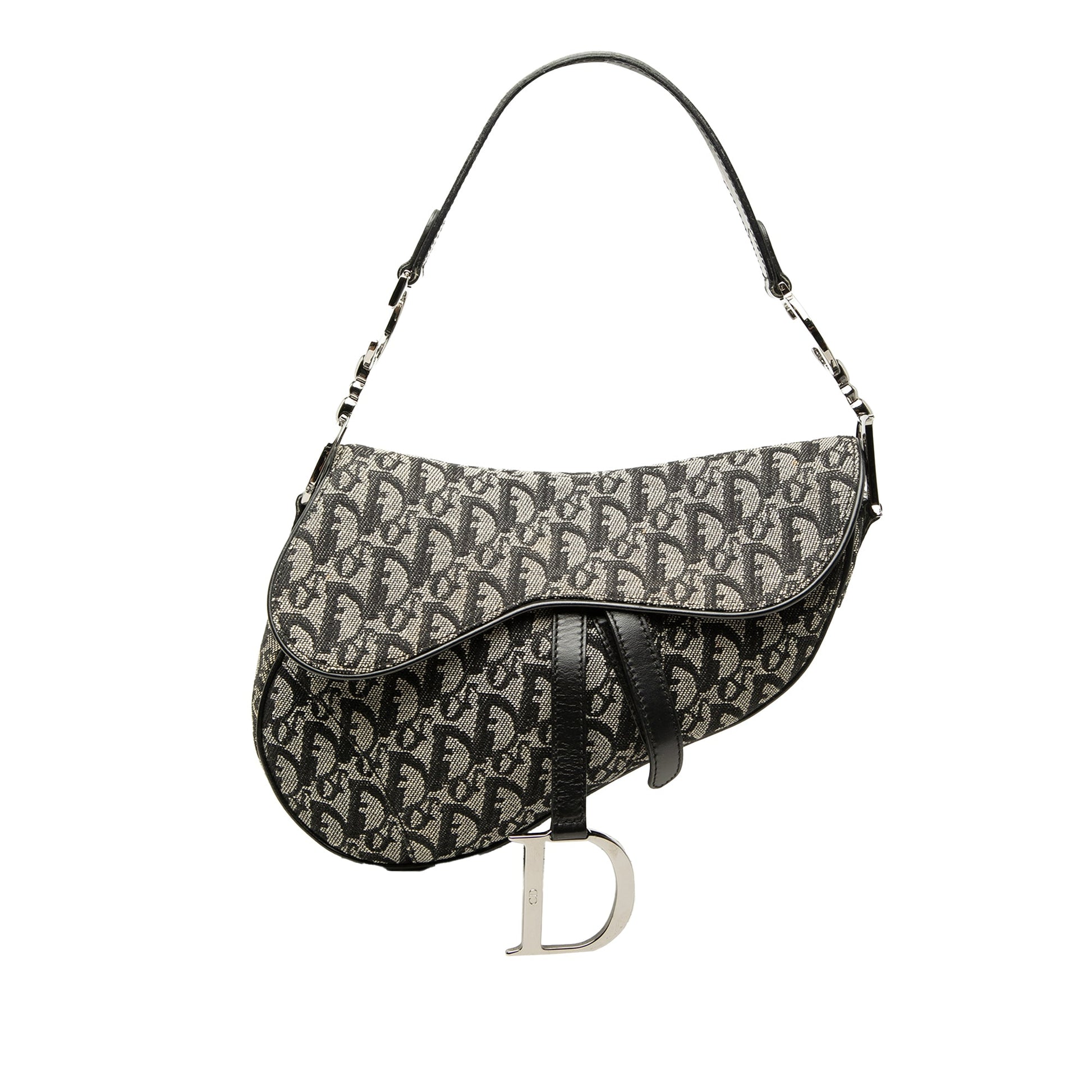 Dior Diorissimo Canvas Saddle Bag