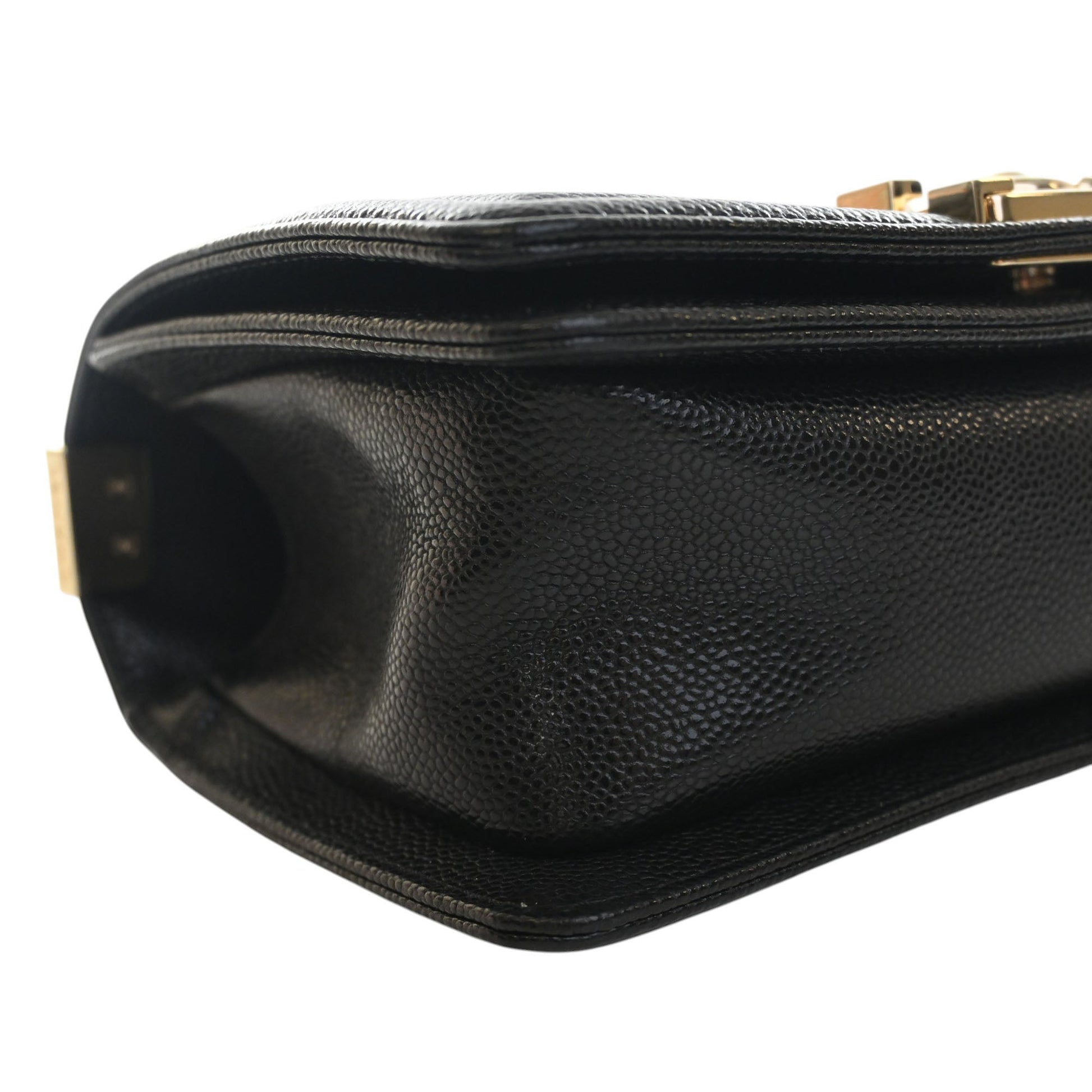 Chanel Small Chevron Caviar Boy Flap