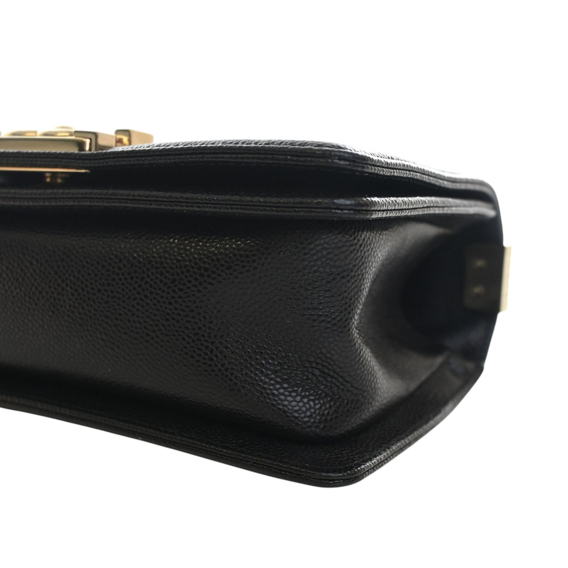 Chanel Small Chevron Caviar Boy Flap