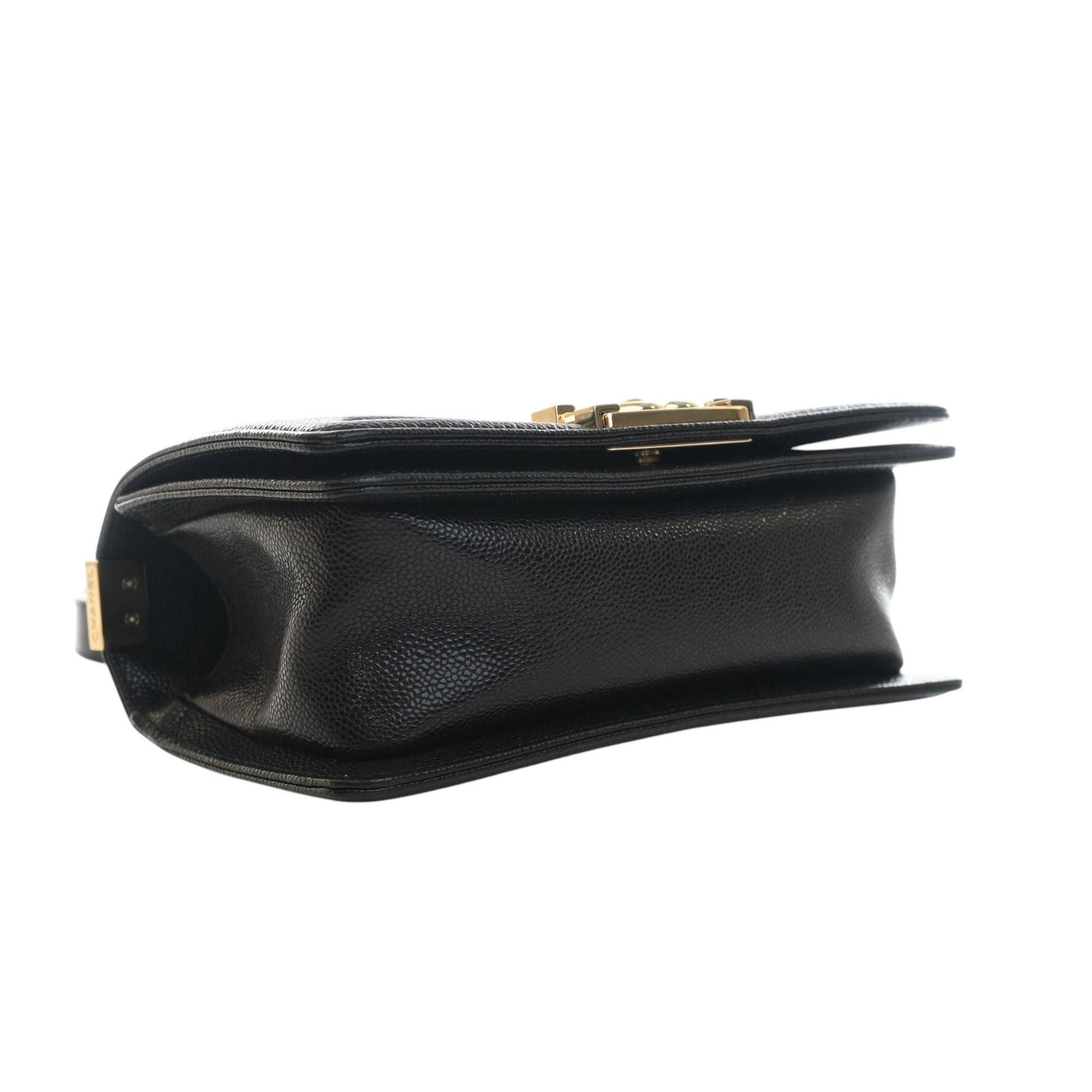 Chanel Small Chevron Caviar Boy Flap