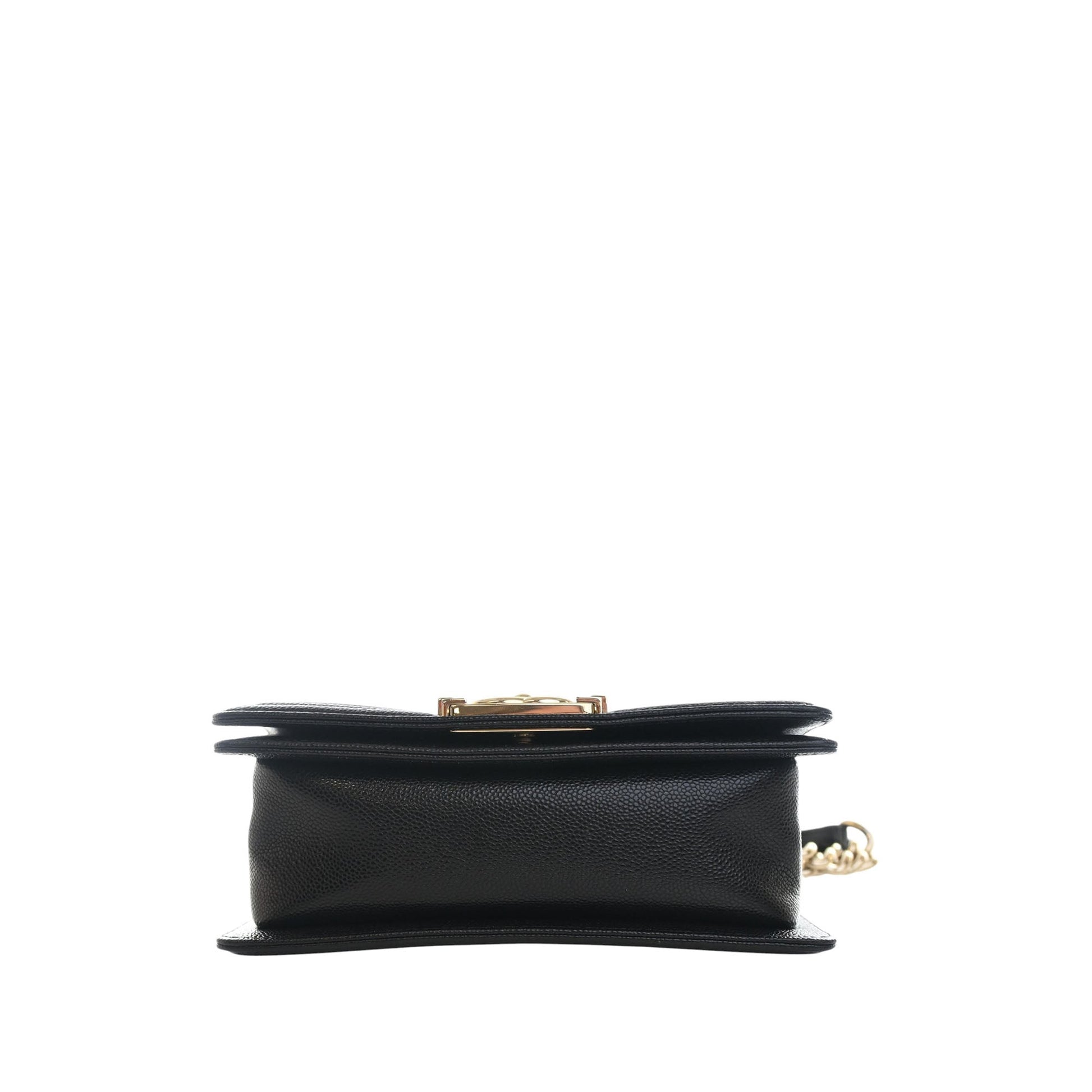 Chanel Small Chevron Caviar Boy Flap