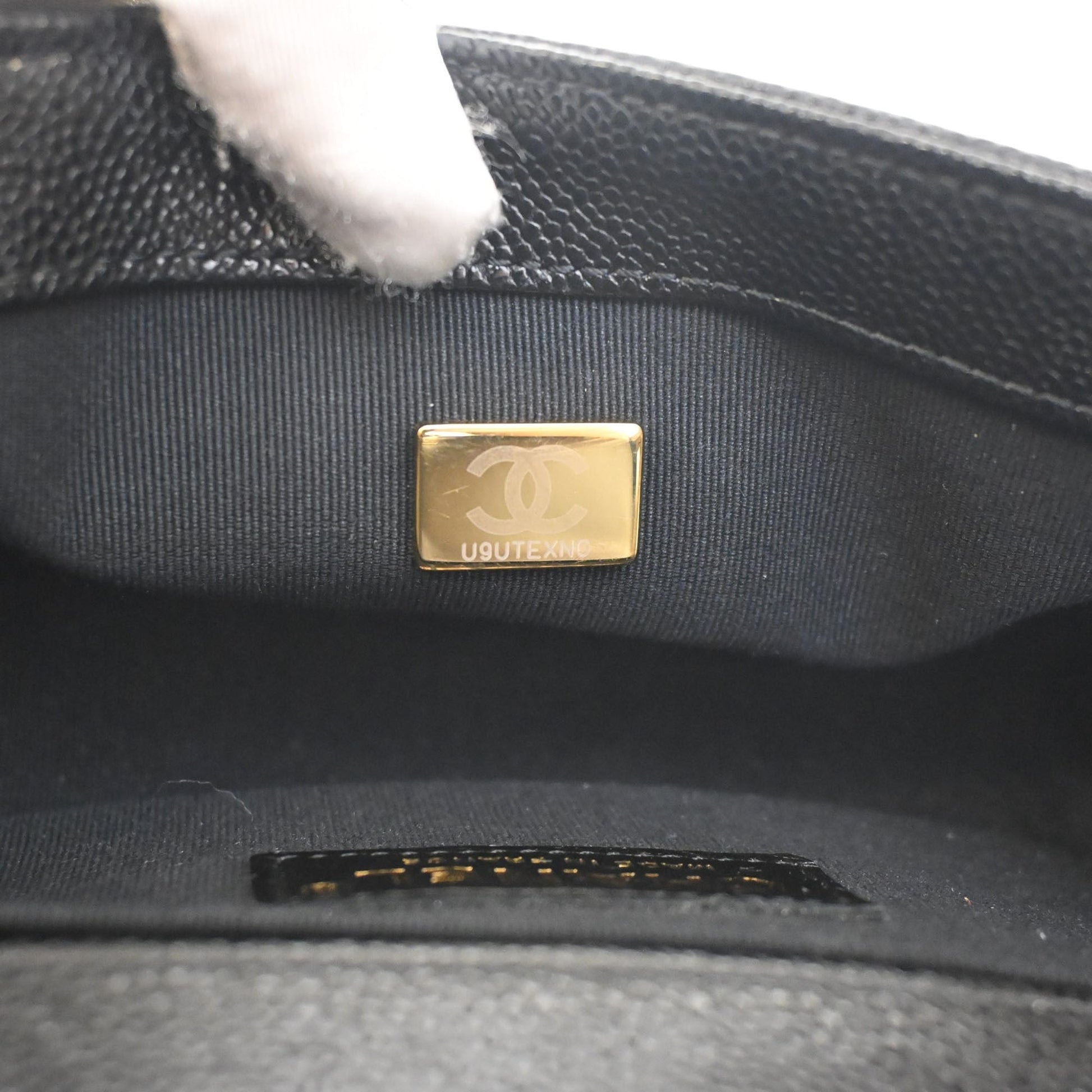 Chanel Small Chevron Caviar Boy Flap