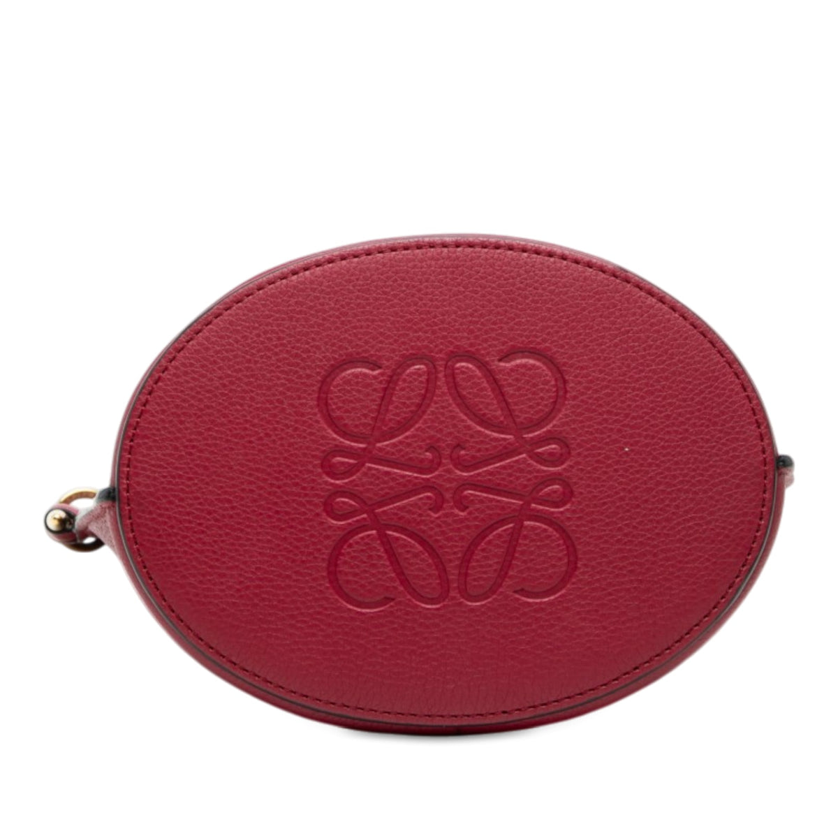 LOEWE Leather Anagram Gate Bucket Bag