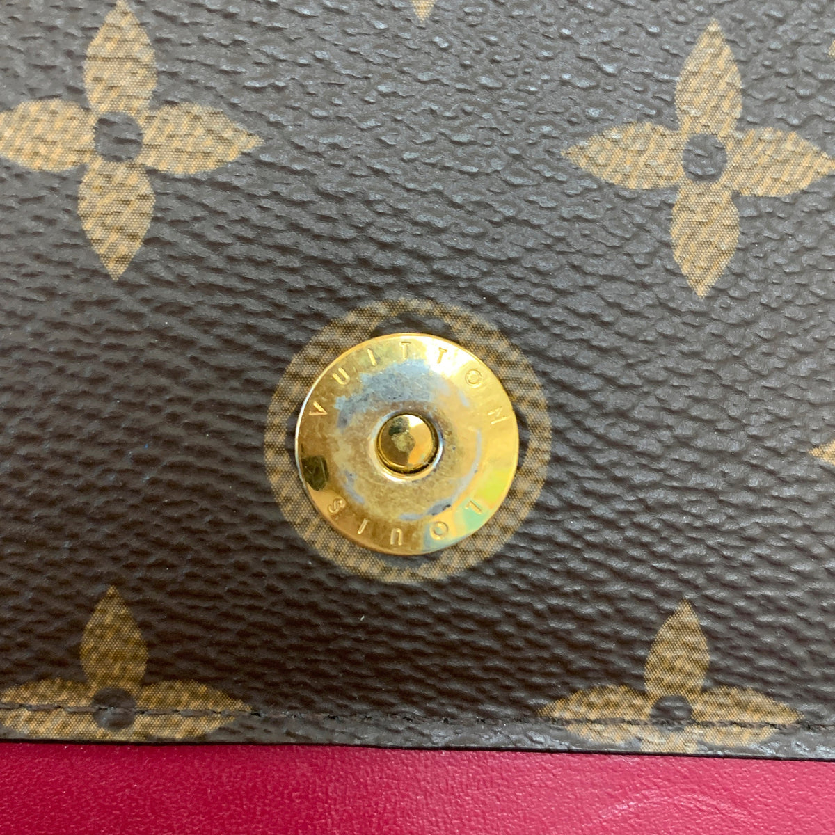 Louis Vuitton Monogram Flore Wallet On Chain
