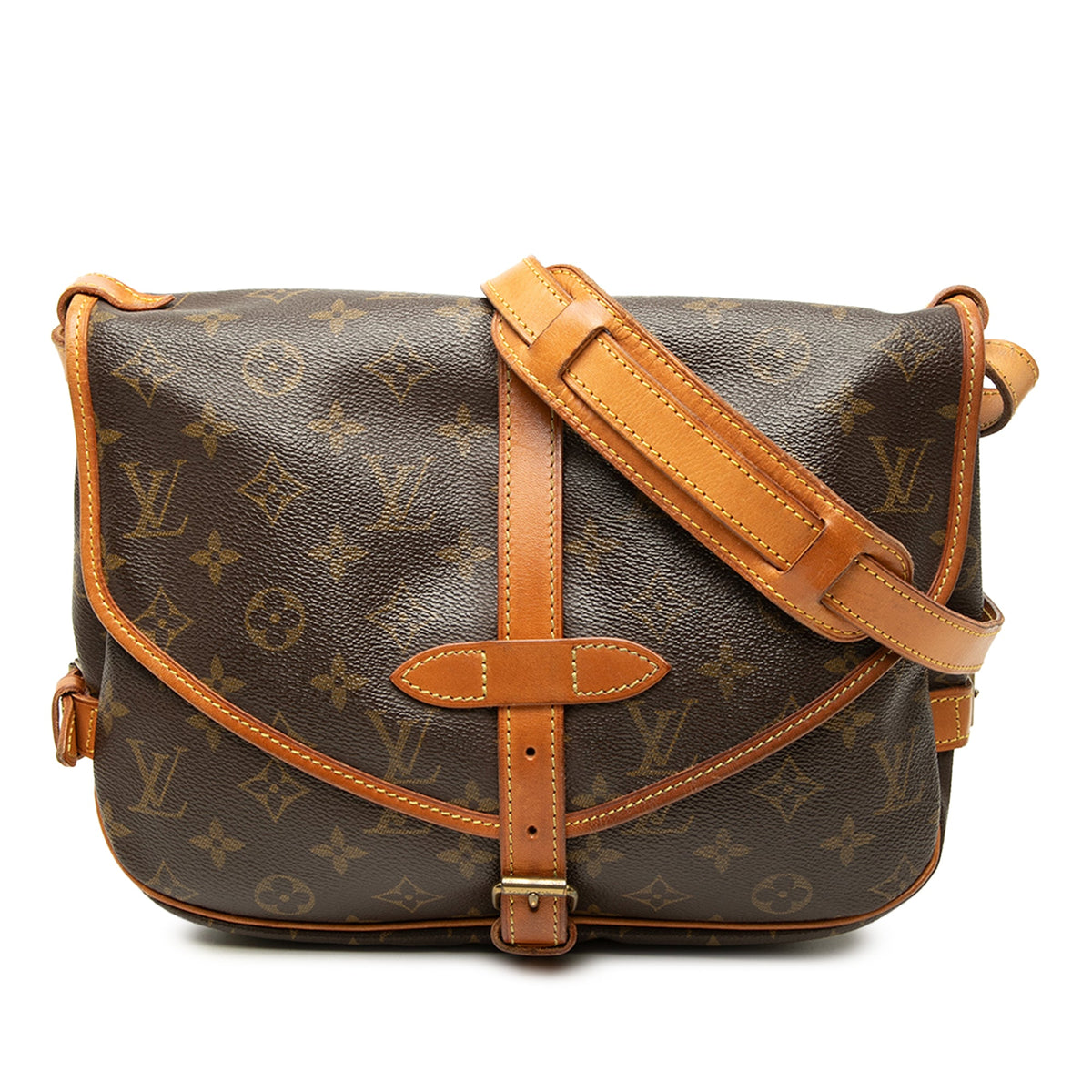 Louis Vuitton Monogram Saumur 25 — Brown
