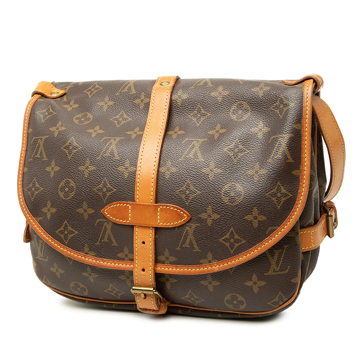 Louis Vuitton Monogram Saumur 25 — Brown